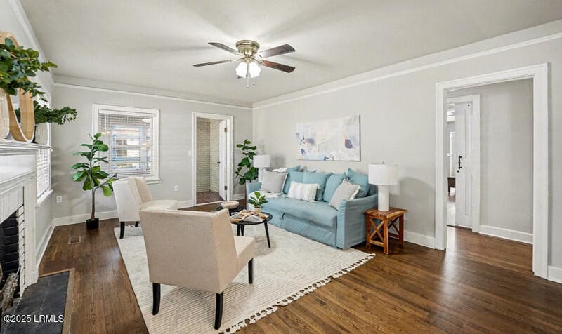 Living room - 411 Willard Street, Hampton, SC 29924, Hampton