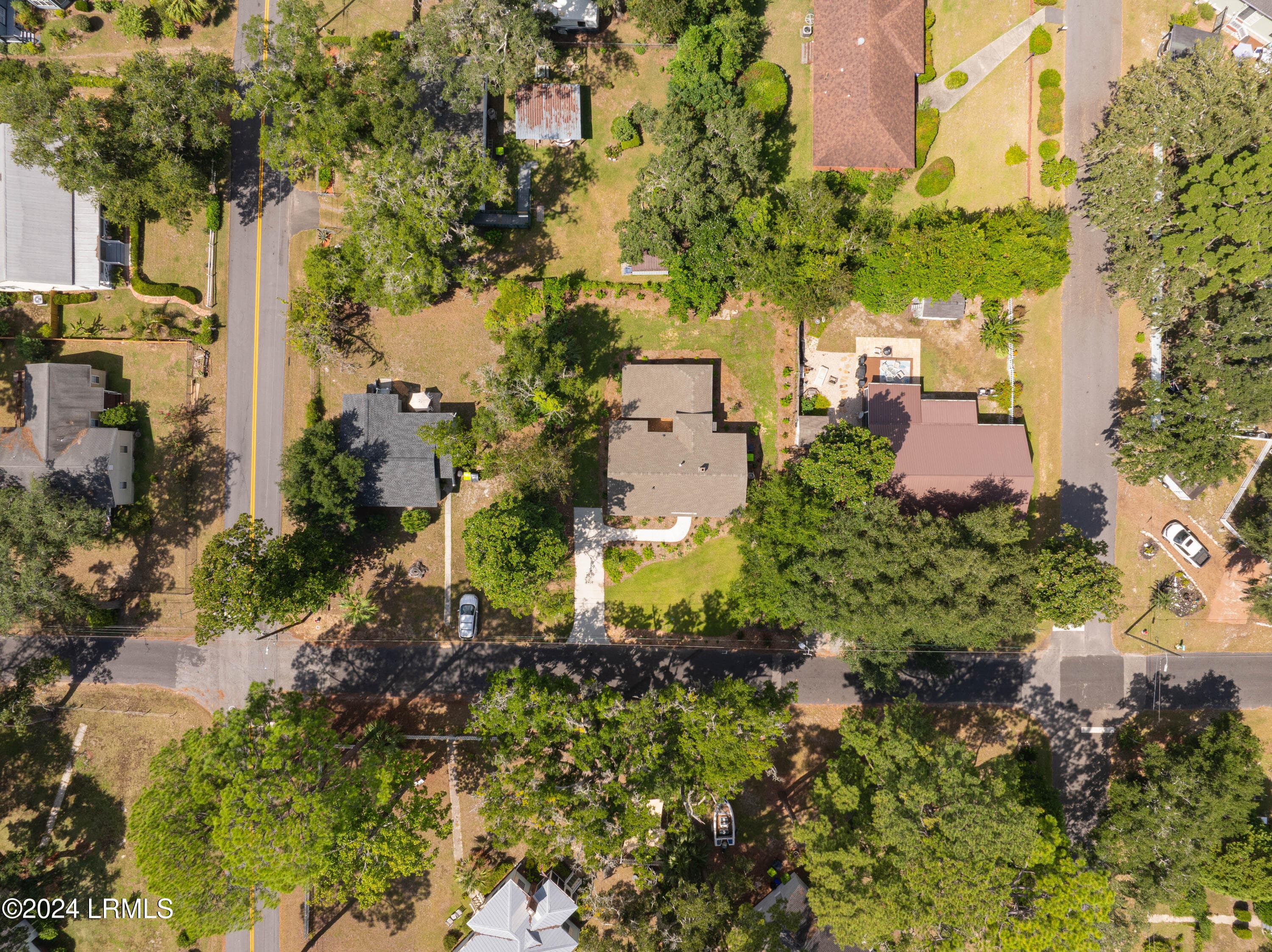 Aerial View - 2002 Roper Street, Beaufort, SC 29902
