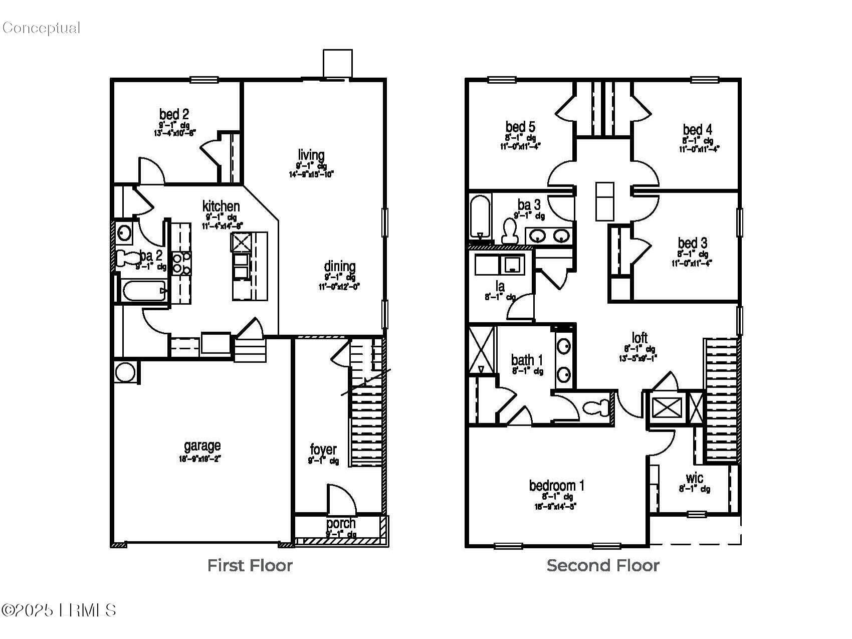Robie Floorplan Image - 731 Sanctum Street, Ridgeland, SC 29936, Ridgeland