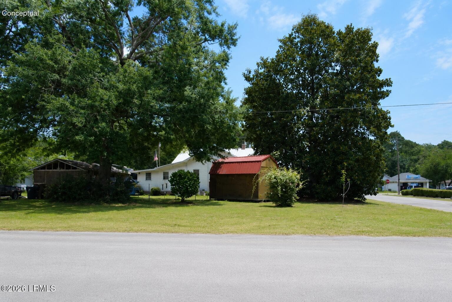 back of house - 501 Elm Street W, Hampton, SC 29924, Hampton