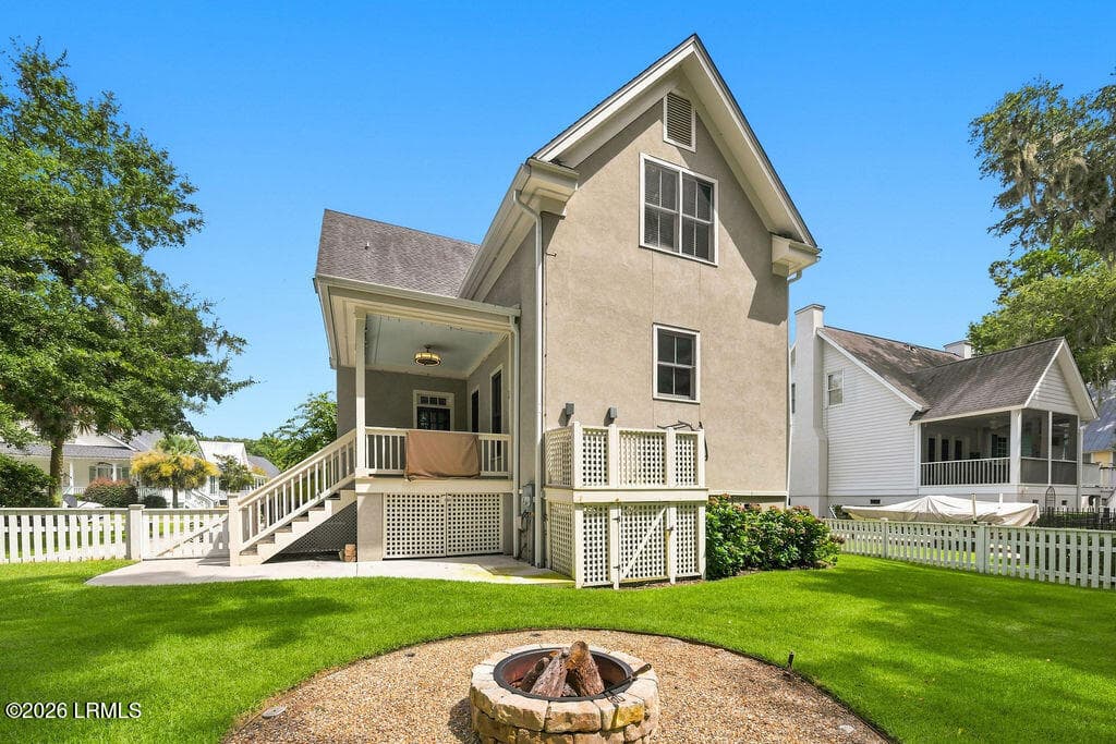 Firepit - 79 Bostick Circle, Beaufort, SC 29902