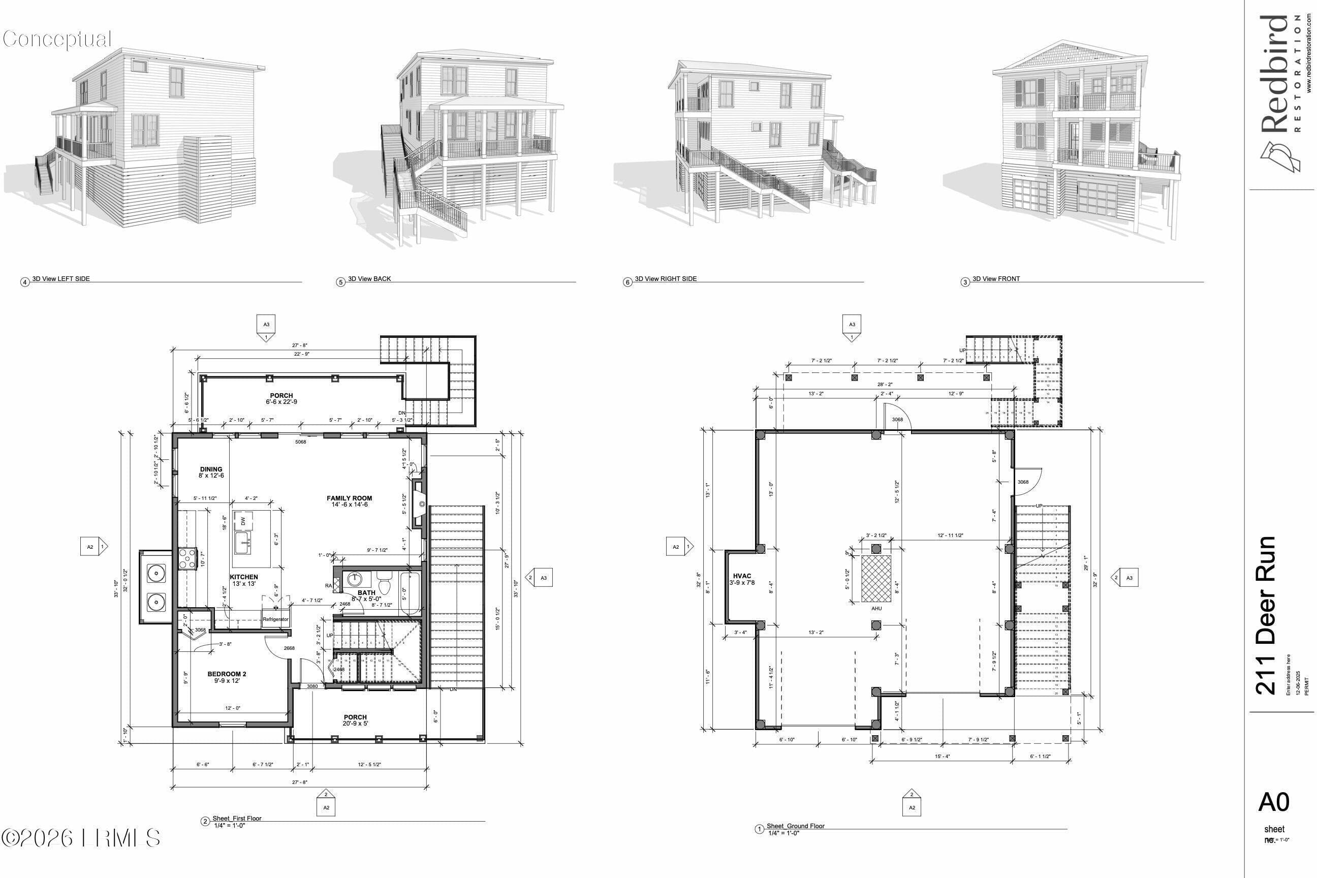 211 Deer Run First Floor Plans - 211 Deer Run Road, Fripp Island, SC 29920