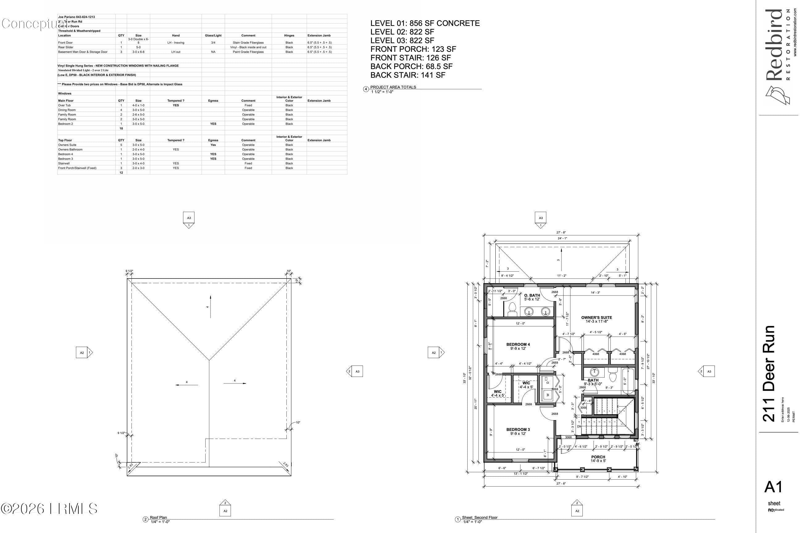 211 Deer Run Road Second Floor Plans - 211 Deer Run Road, Fripp Island, SC 29920