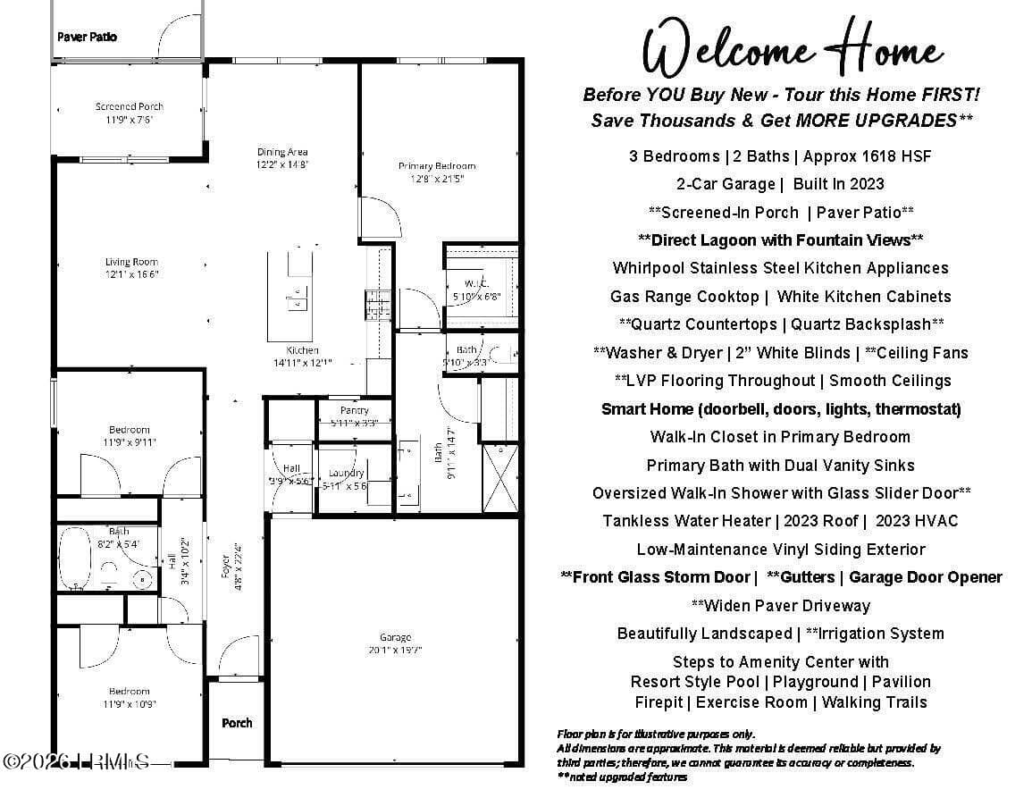 353 Sanctuary Floor Plan Features - 353 Sanctuary Drive, Ridgeland, SC 29936