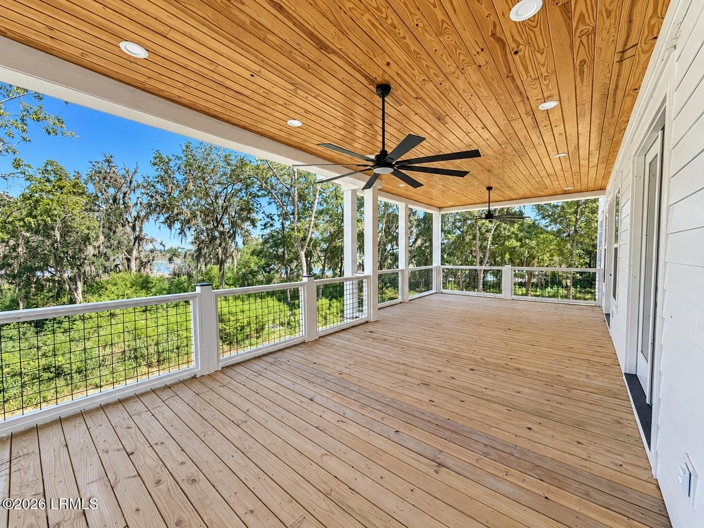 34_modern_lakeside_porch_with_fans - 2493 Knowles Island Road, Ridgeland, SC 29936, Ridgeland