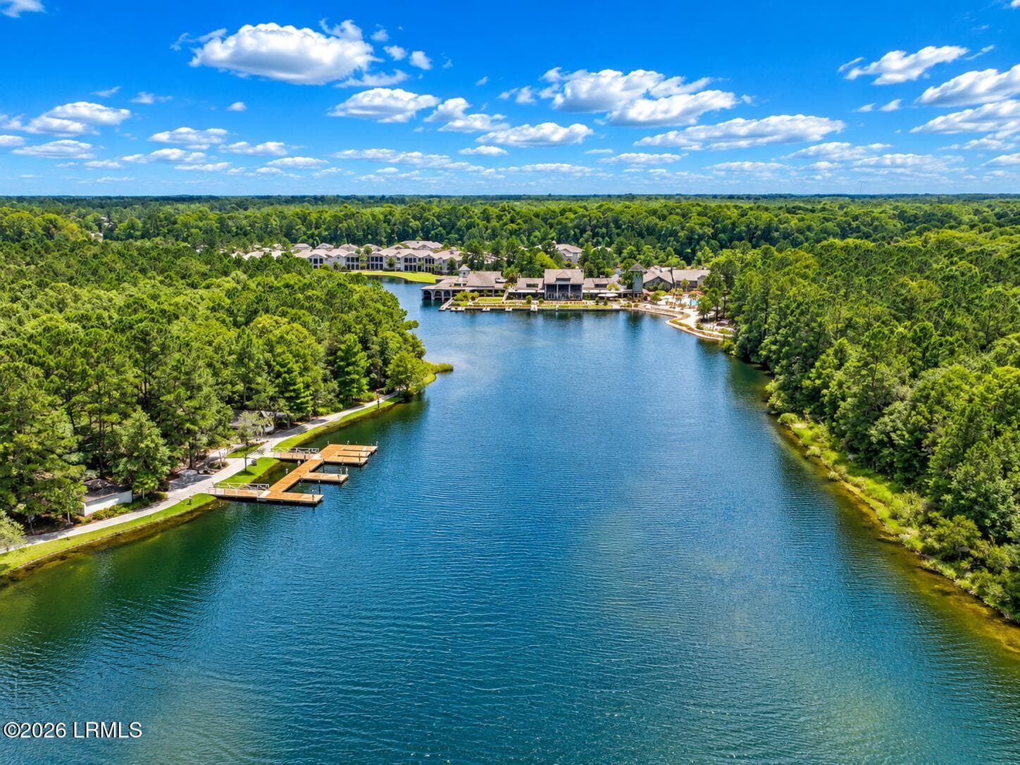 Sunny Lakeside Resort Aerial View - 224 Hampton Lake Drive, Bluffton, SC 29910, Bluffton