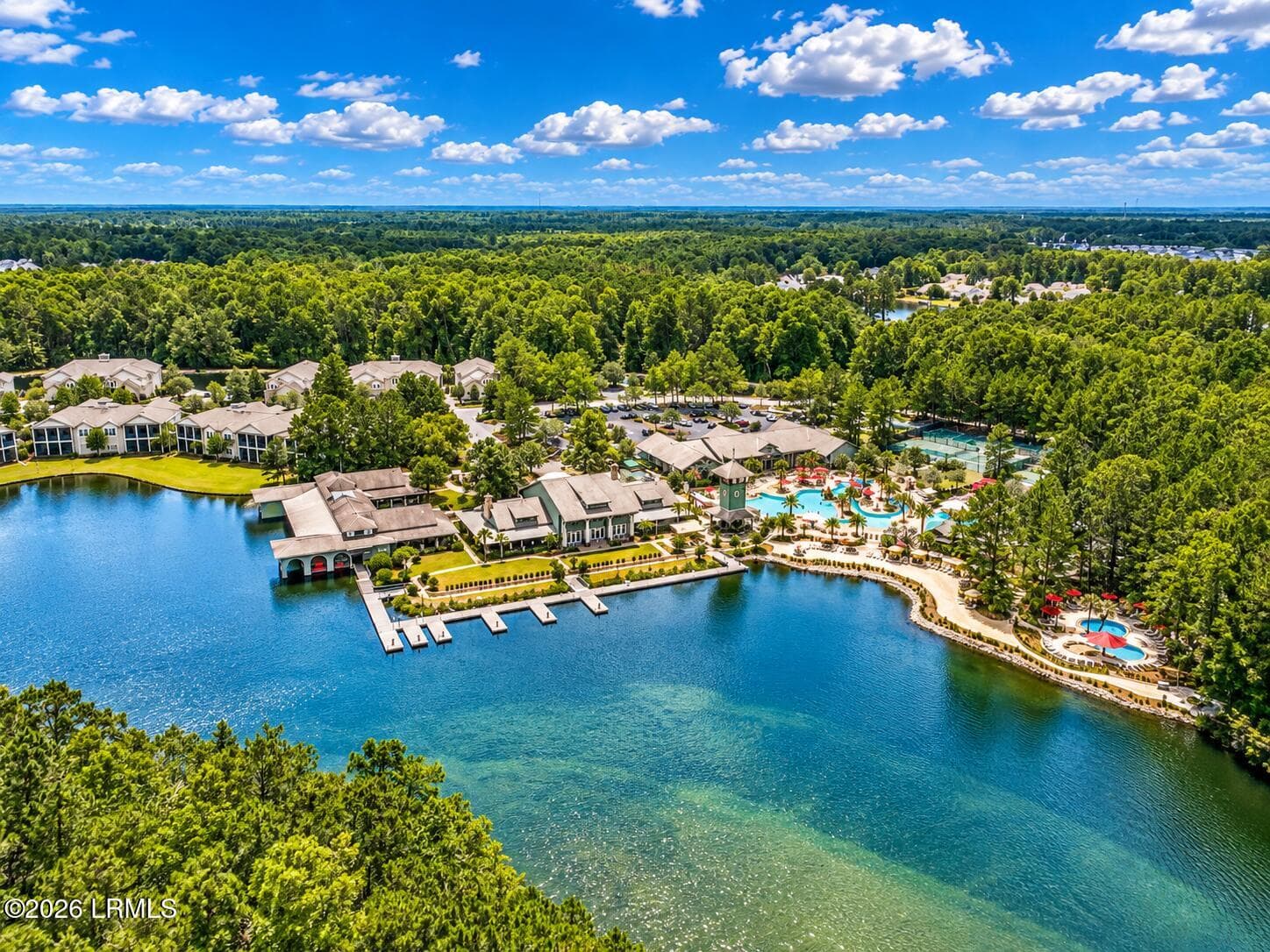 Lakeside Resort Paradise from Above - 224 Hampton Lake Drive, Bluffton, SC 29910, Bluffton