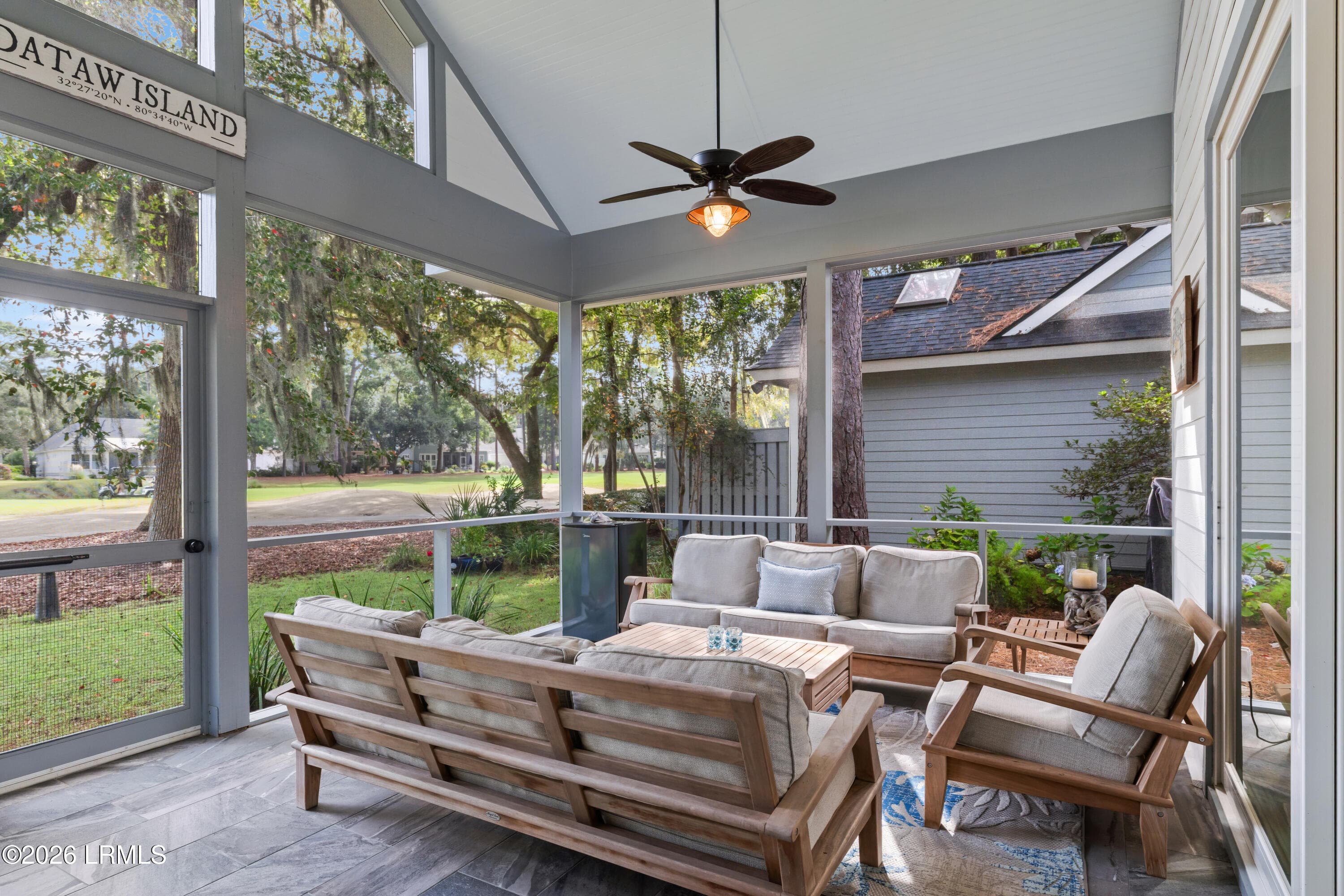 Screened Porch - 217 Locust Fence Road, St. Helena Island, SC 29920, St. Helena Island