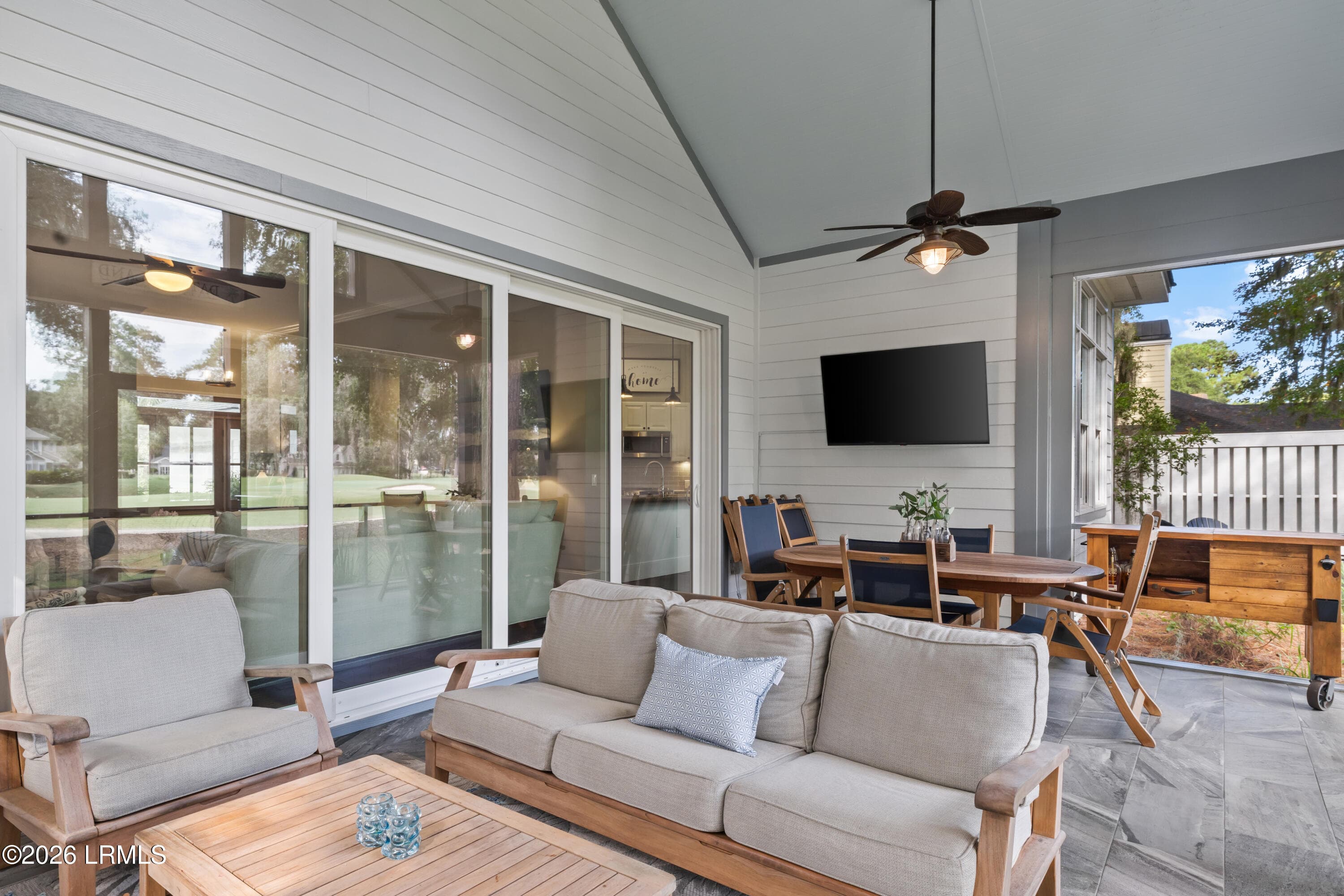 Screened Porch - 217 Locust Fence Road, St. Helena Island, SC 29920, St. Helena Island