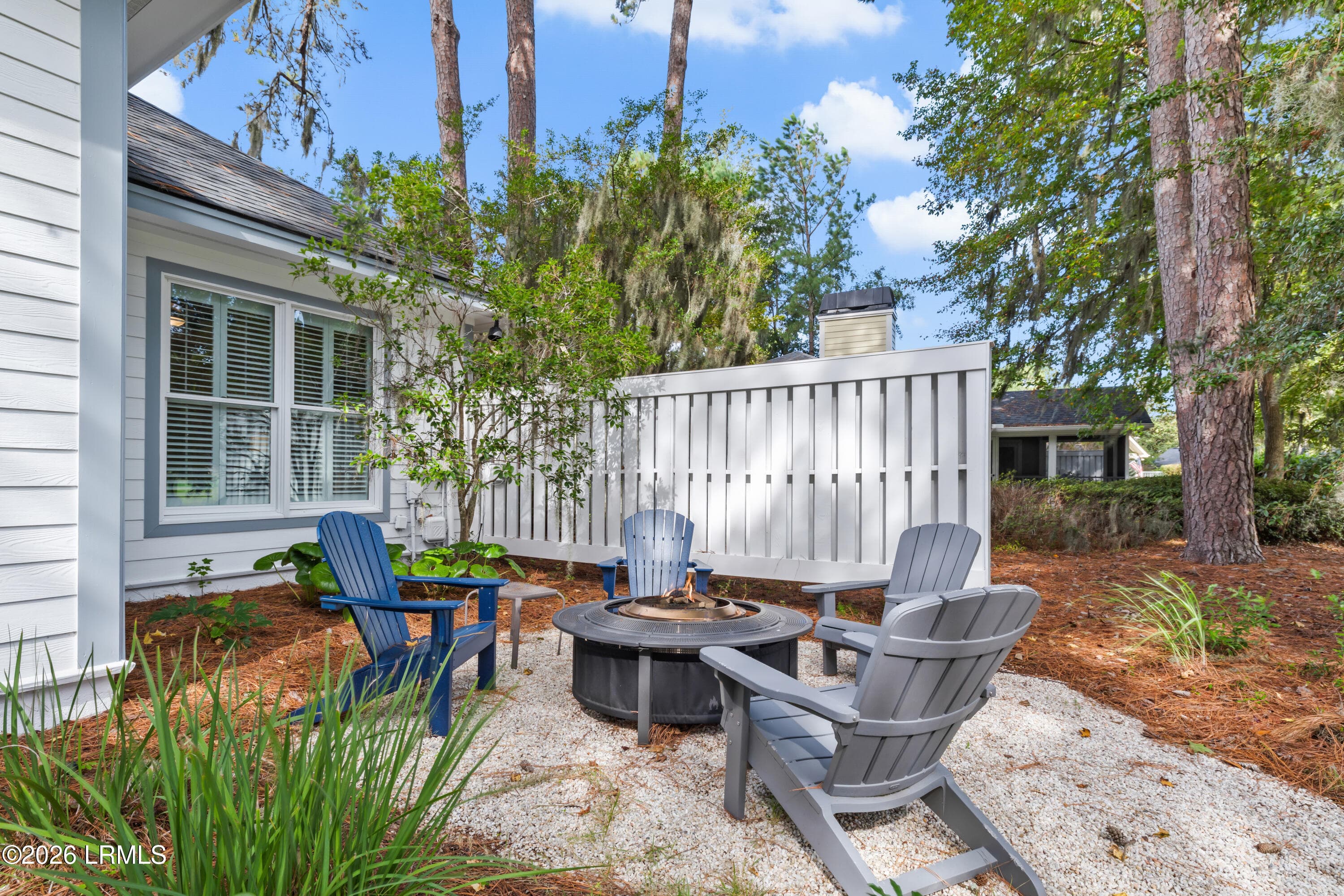 Fire Pit Area - 217 Locust Fence Road, St. Helena Island, SC 29920, St. Helena Island
