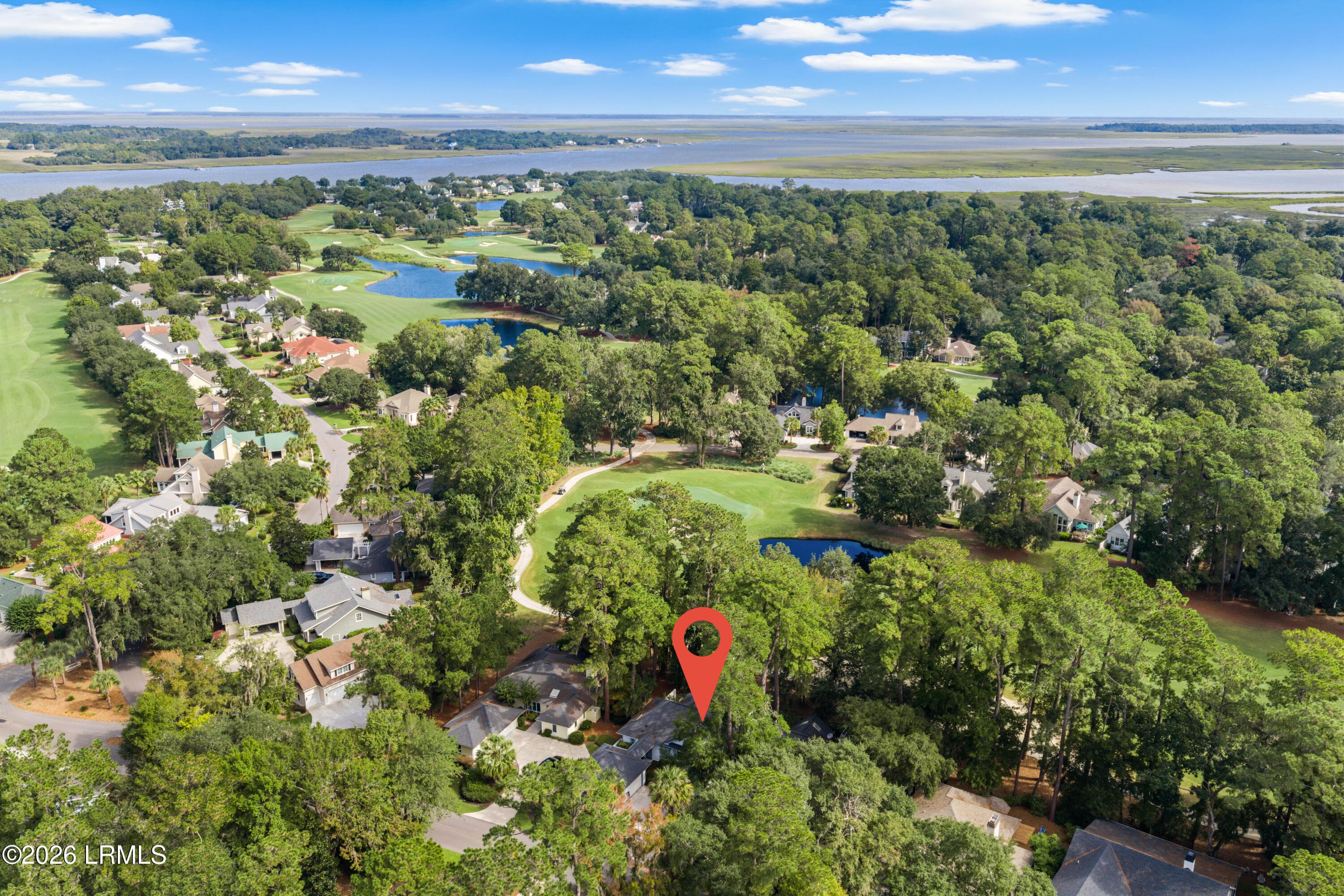 Aerial View - 217 Locust Fence Road, St. Helena Island, SC 29920, St. Helena Island