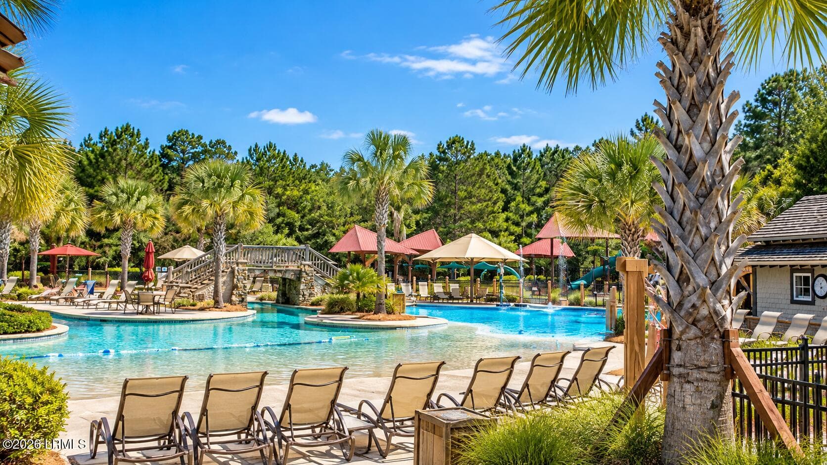 Tropical Resort Pool Paradise - 224 Hampton Lake Drive, Bluffton, SC 29910, Bluffton