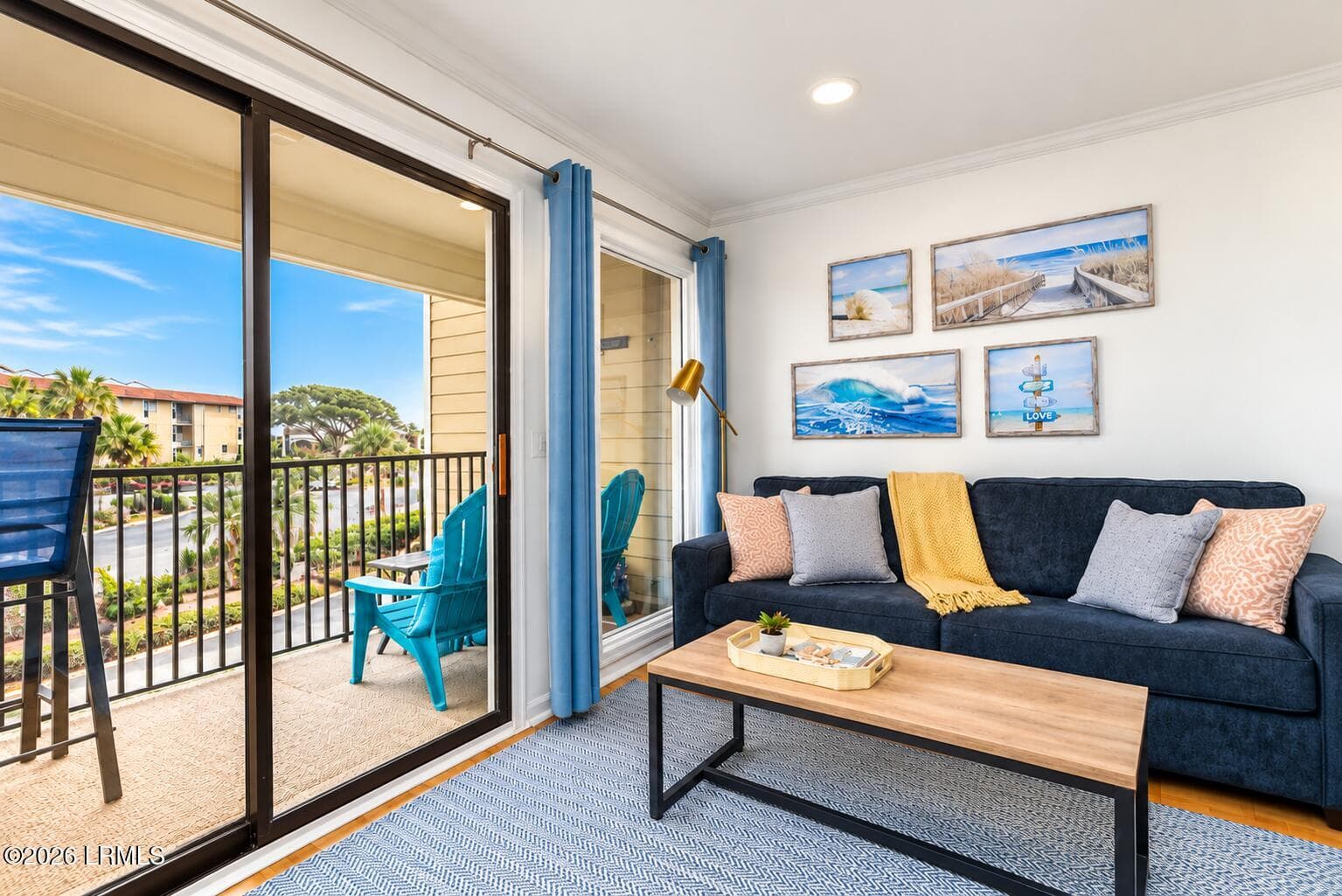 Bright Coastal Living Room Retreat - 40 Folly Field Road 205b, Hilton Head Island, SC 29928, Hilton Head Island