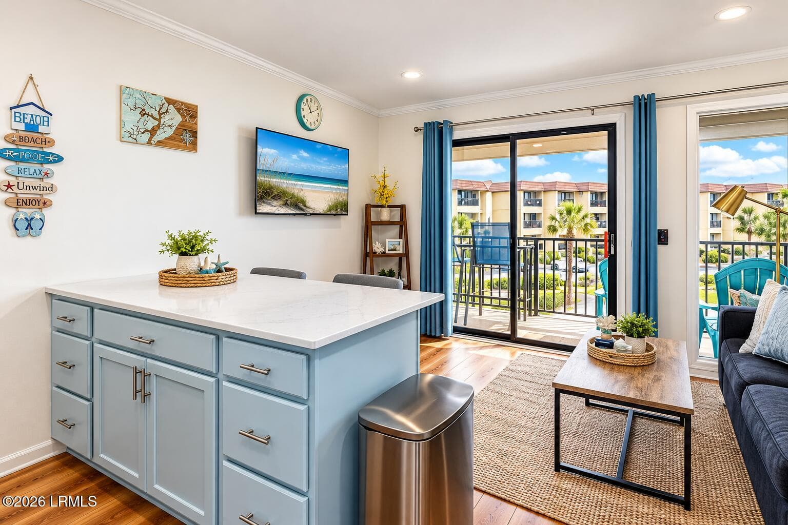 Coastal Condo Living with Balcony Views - 40 Folly Field Road 205b, Hilton Head Island, SC 29928, Hilton Head Island