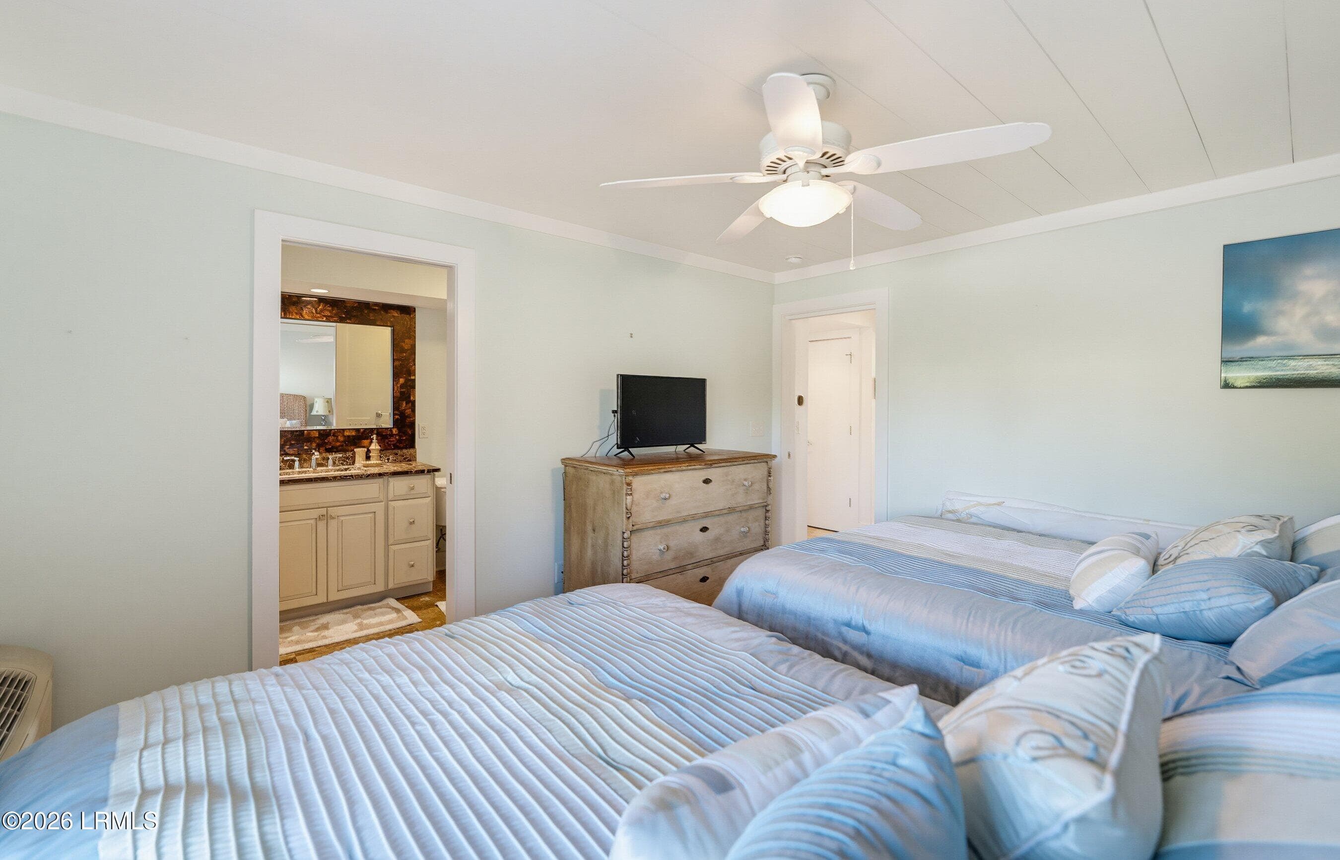 Guest bedroom - 119 Captain John Fripp Villa, Fripp Island, SC 29920, Fripp Island