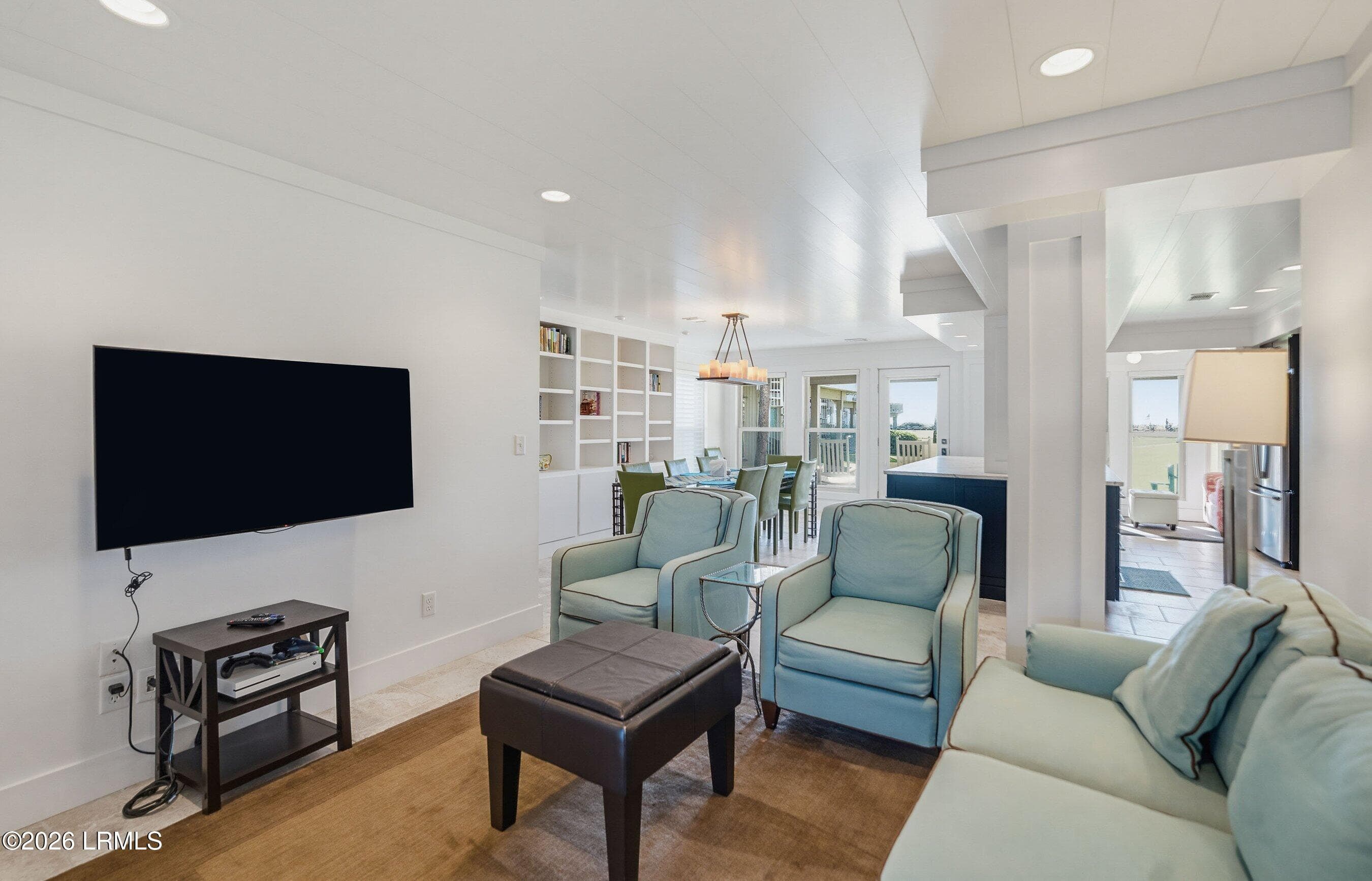 Family room - 119 Captain John Fripp Villa, Fripp Island, SC 29920, Fripp Island