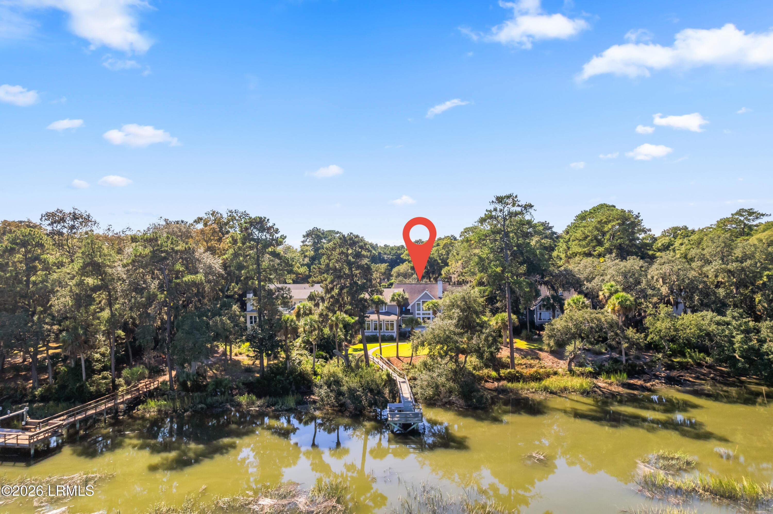 Aerial - 655 Island Circle E, St. Helena Island, SC 29920