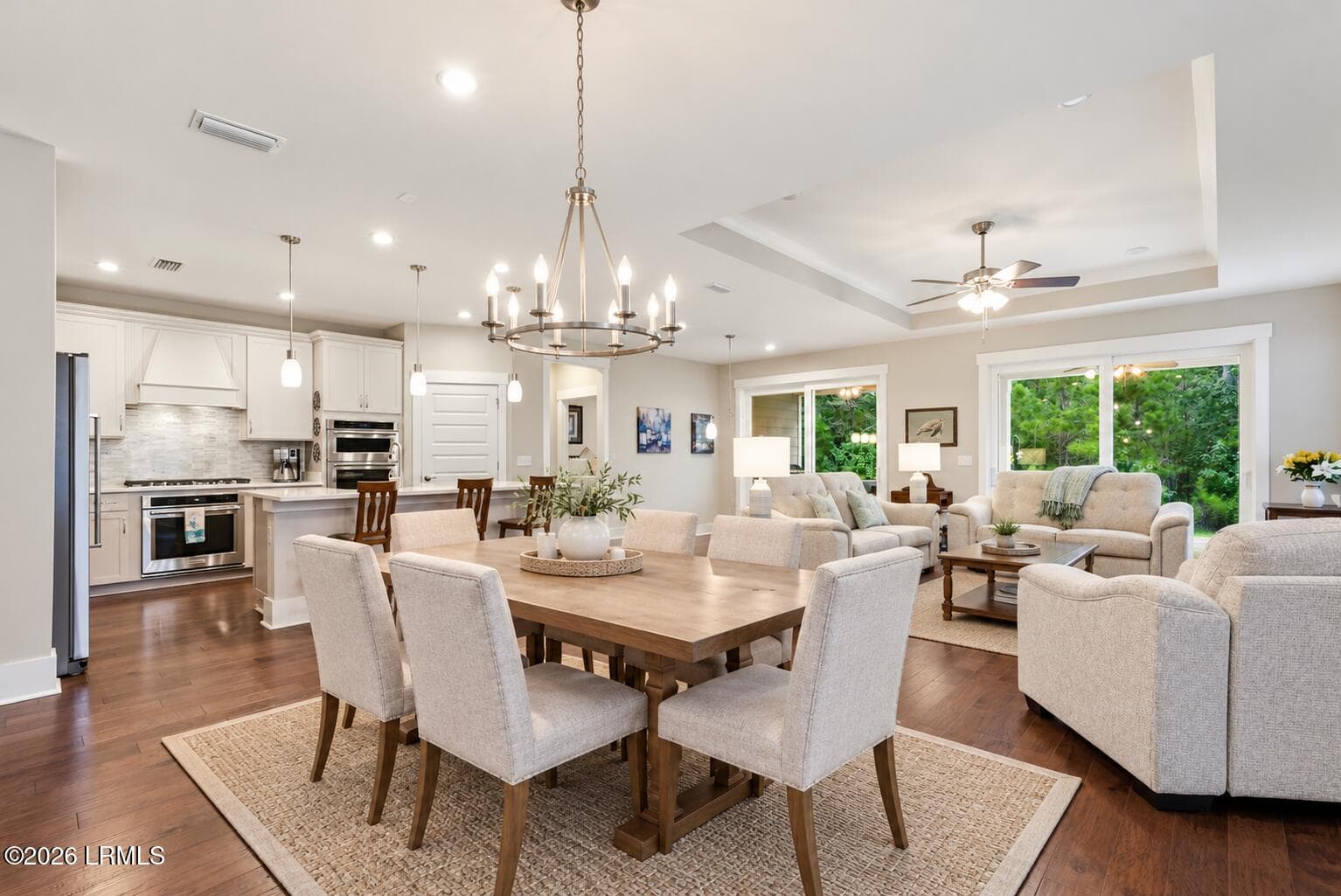 Airy Modern Living and Dining Interior - 586 Crane Court, Bluffton, SC 29909