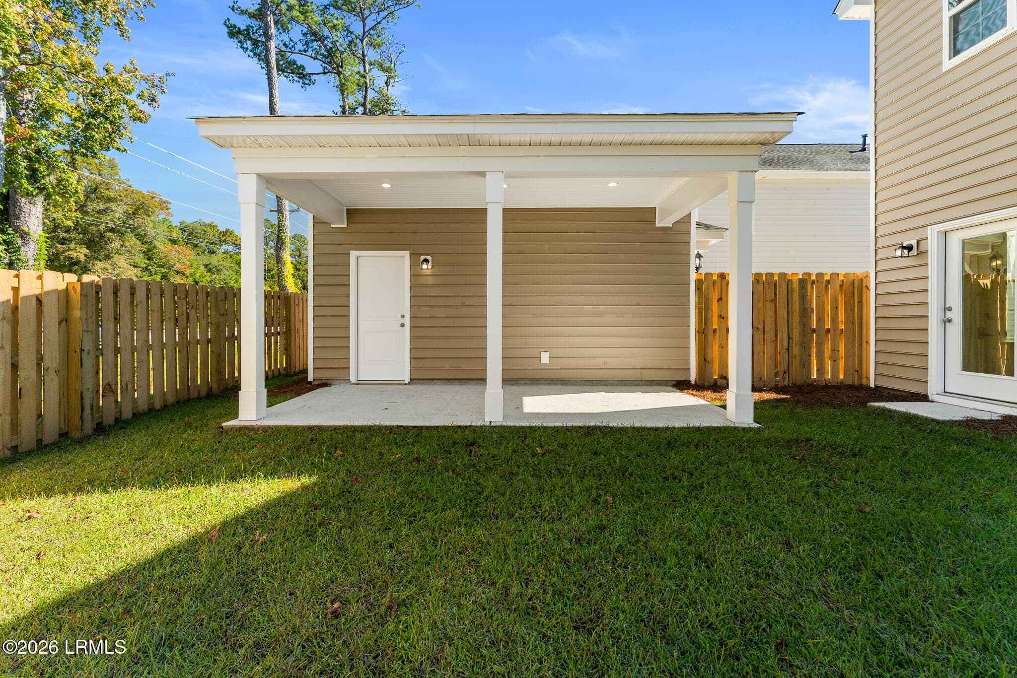 Back Veranda off Garage - 25 Rearden Way, Beaufort, SC 29906