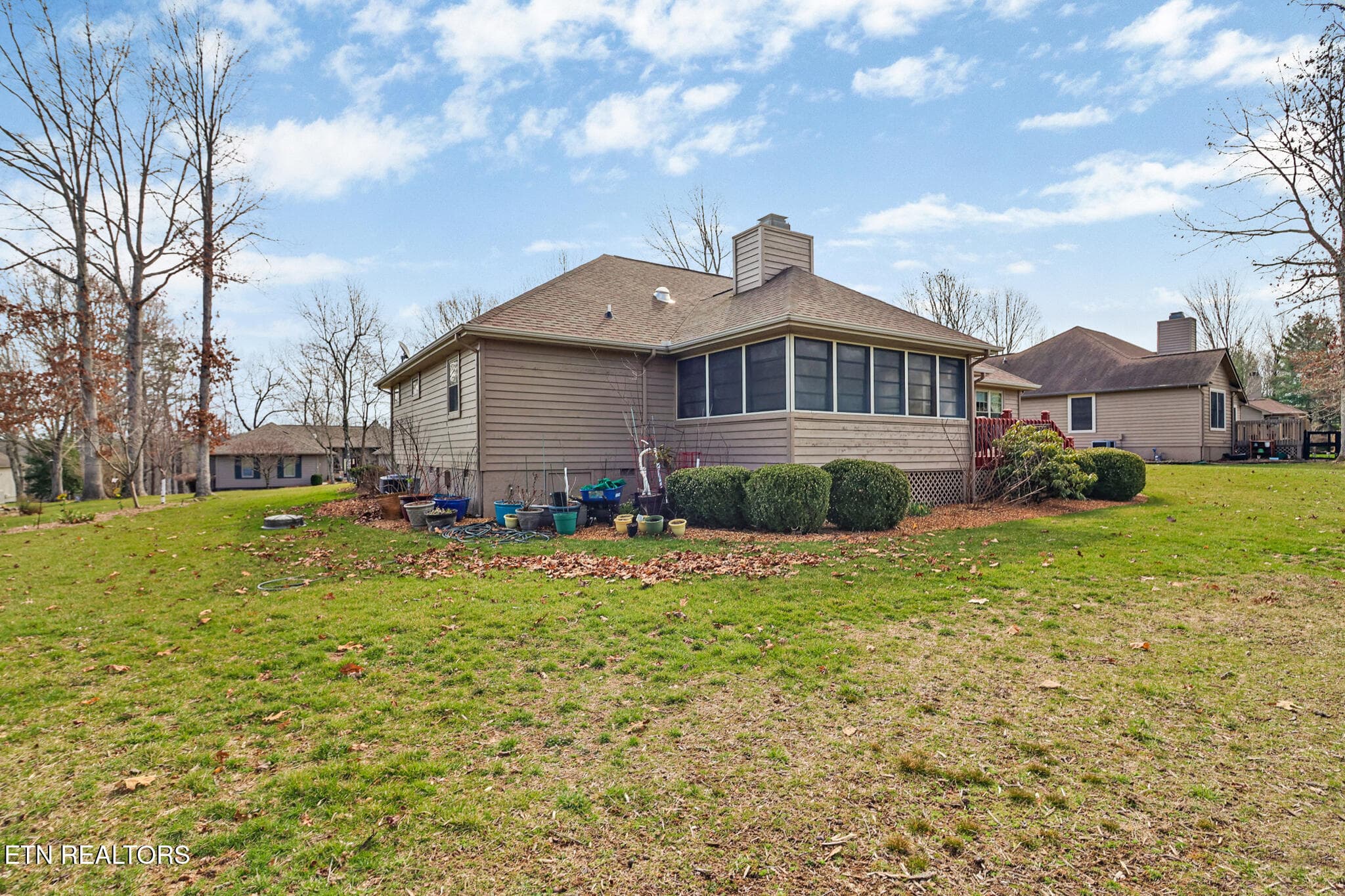 Backyard view - 116 Huntington Drive, Fairfield Glade, TN 38558