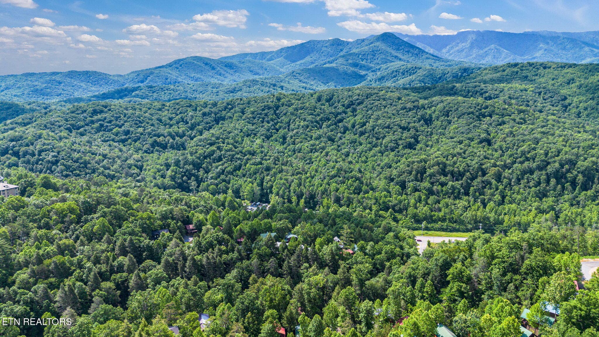 Aerial shot - 1695 Misty Hollow Way, Gatlinburg, TN 37738, Gatlinburg