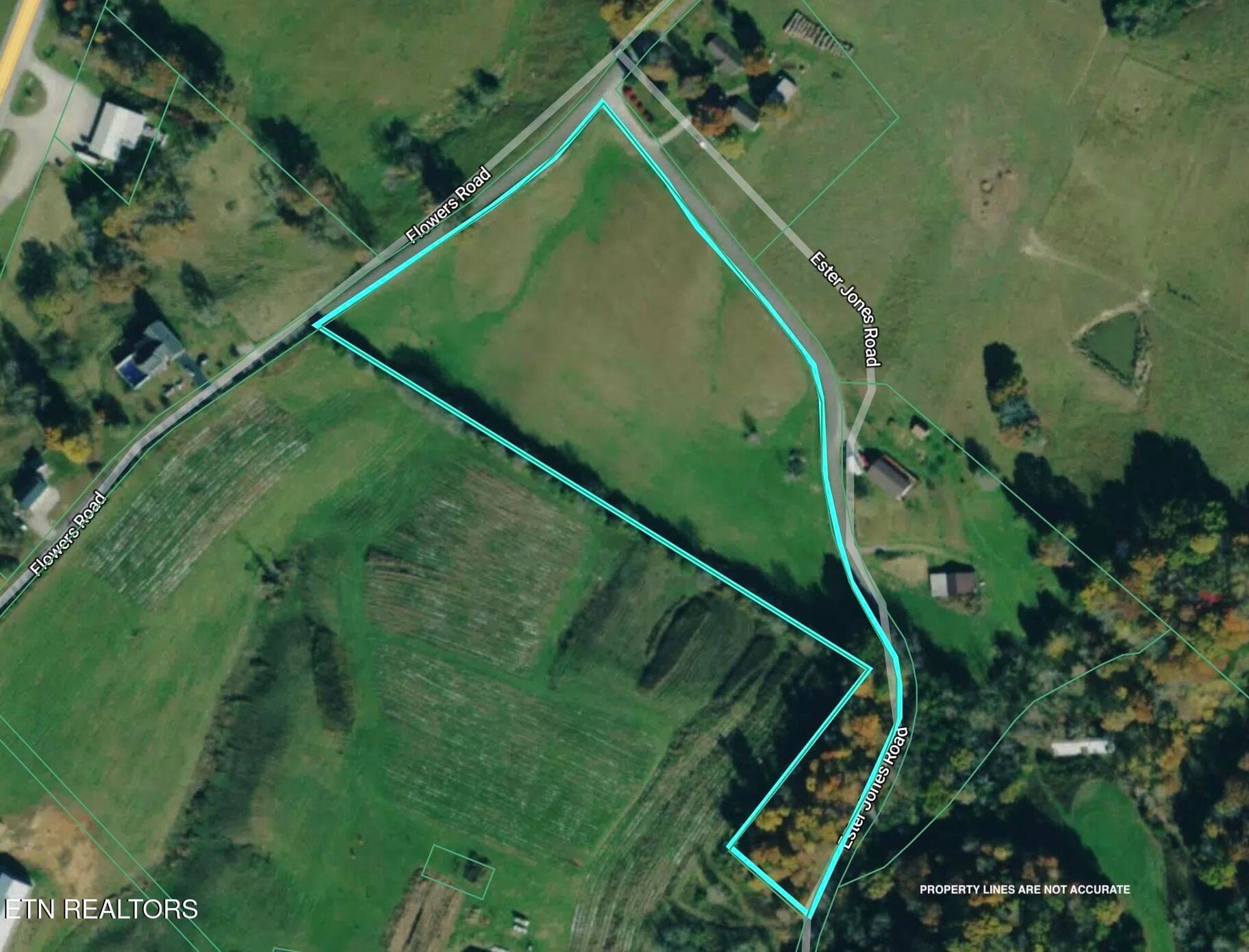 outline map 2 - 8.5 Acres Flowers Rd, Monroe, TN 38573, Monroe