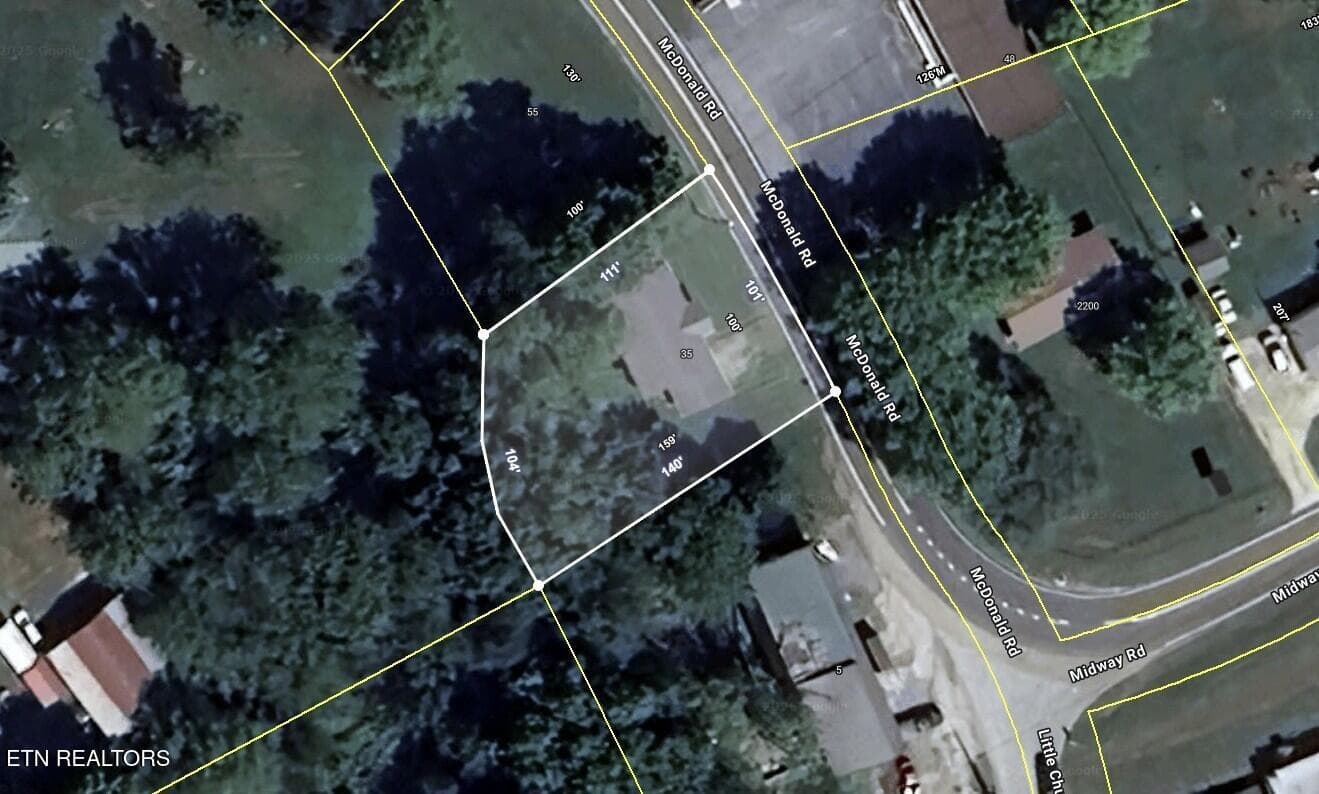 AERIAL TAX MAP - 35 McDonald Rd, Midway, TN 37809