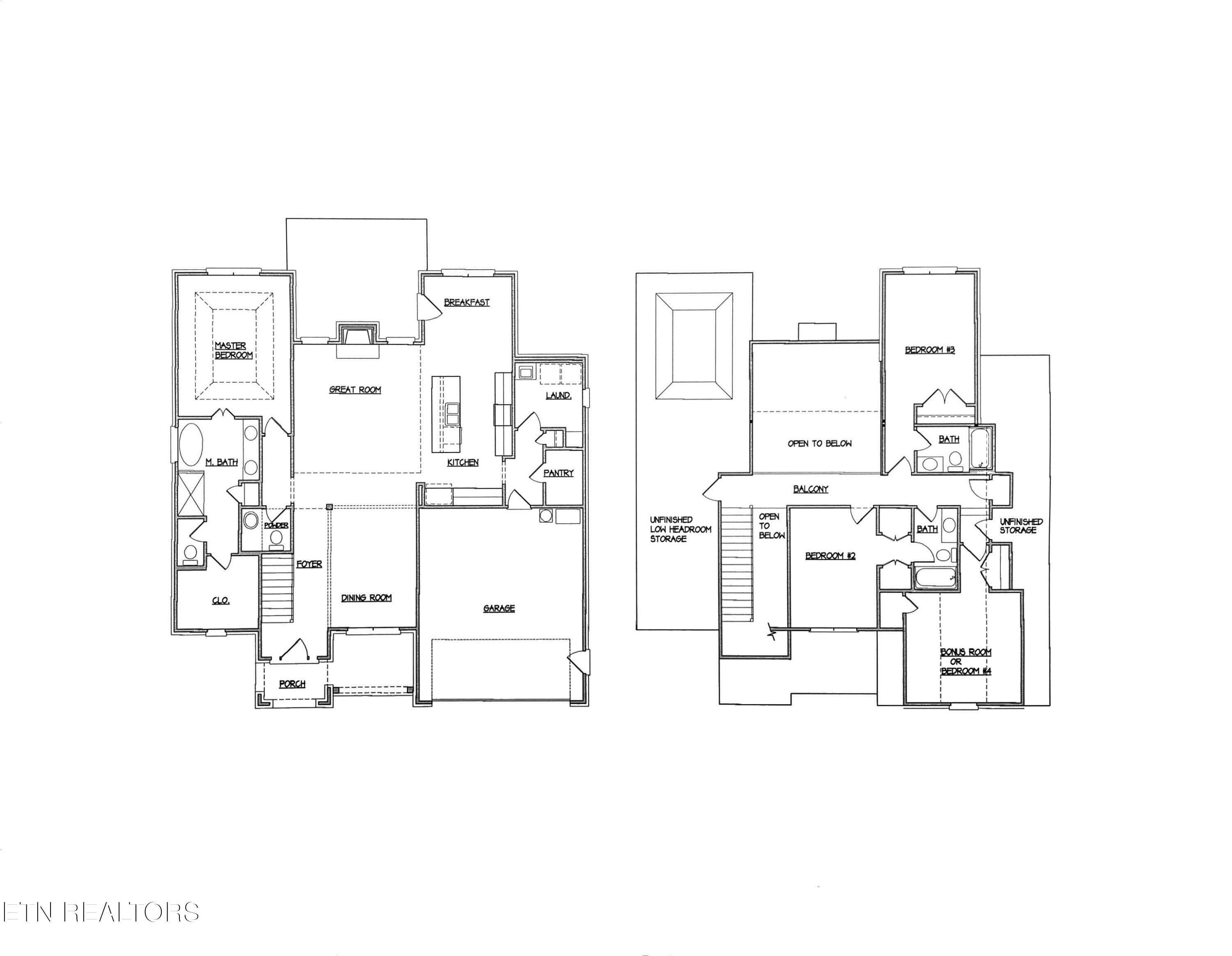 Muirfield 2449 plan - 332 Rugby Manor Ln, Knoxville, TN 37923, Knoxville