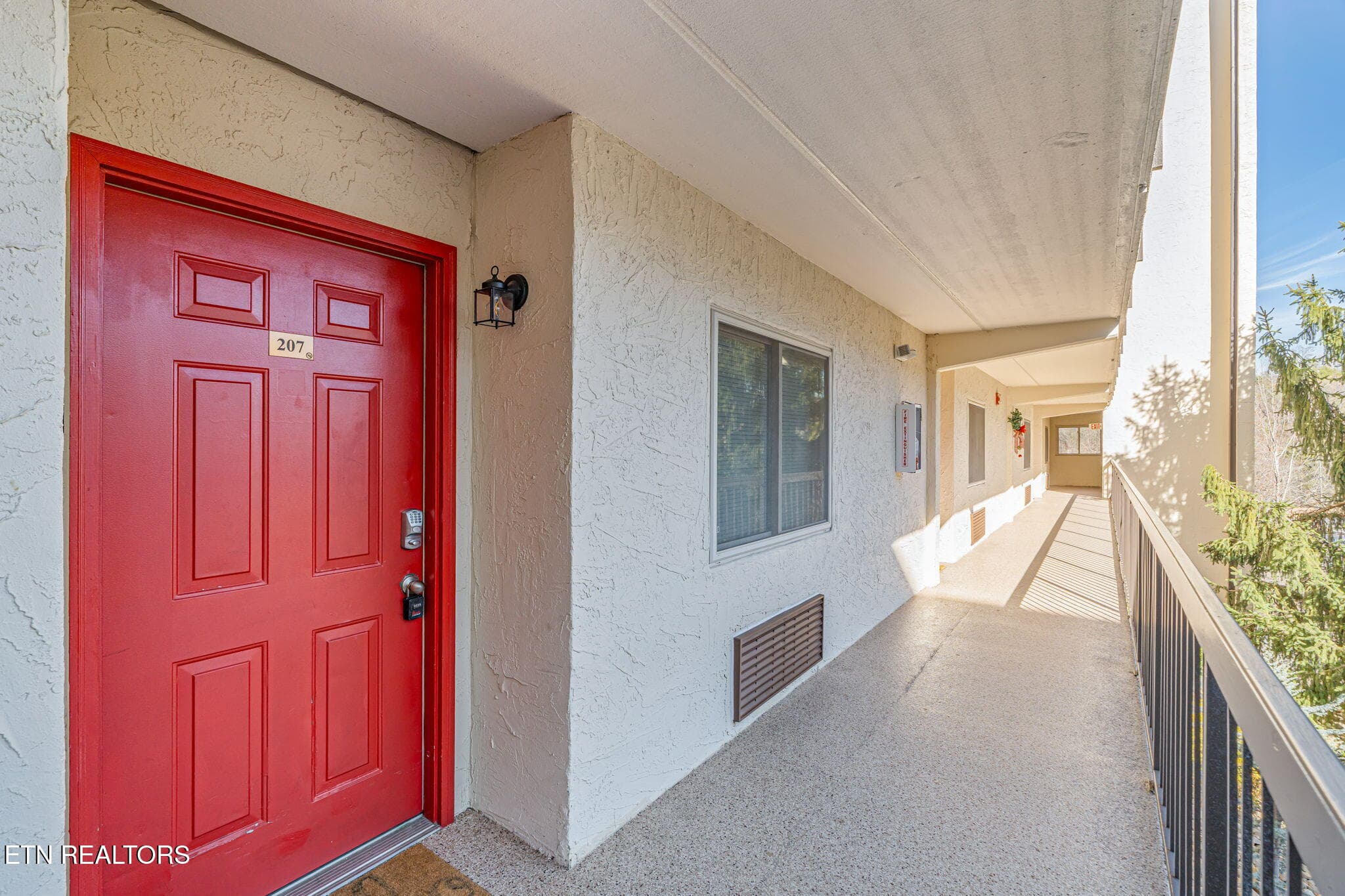 Cute Red Front Door - 102 Baskins Creek Bypass 207, Gatlinburg, TN 37738, Gatlinburg