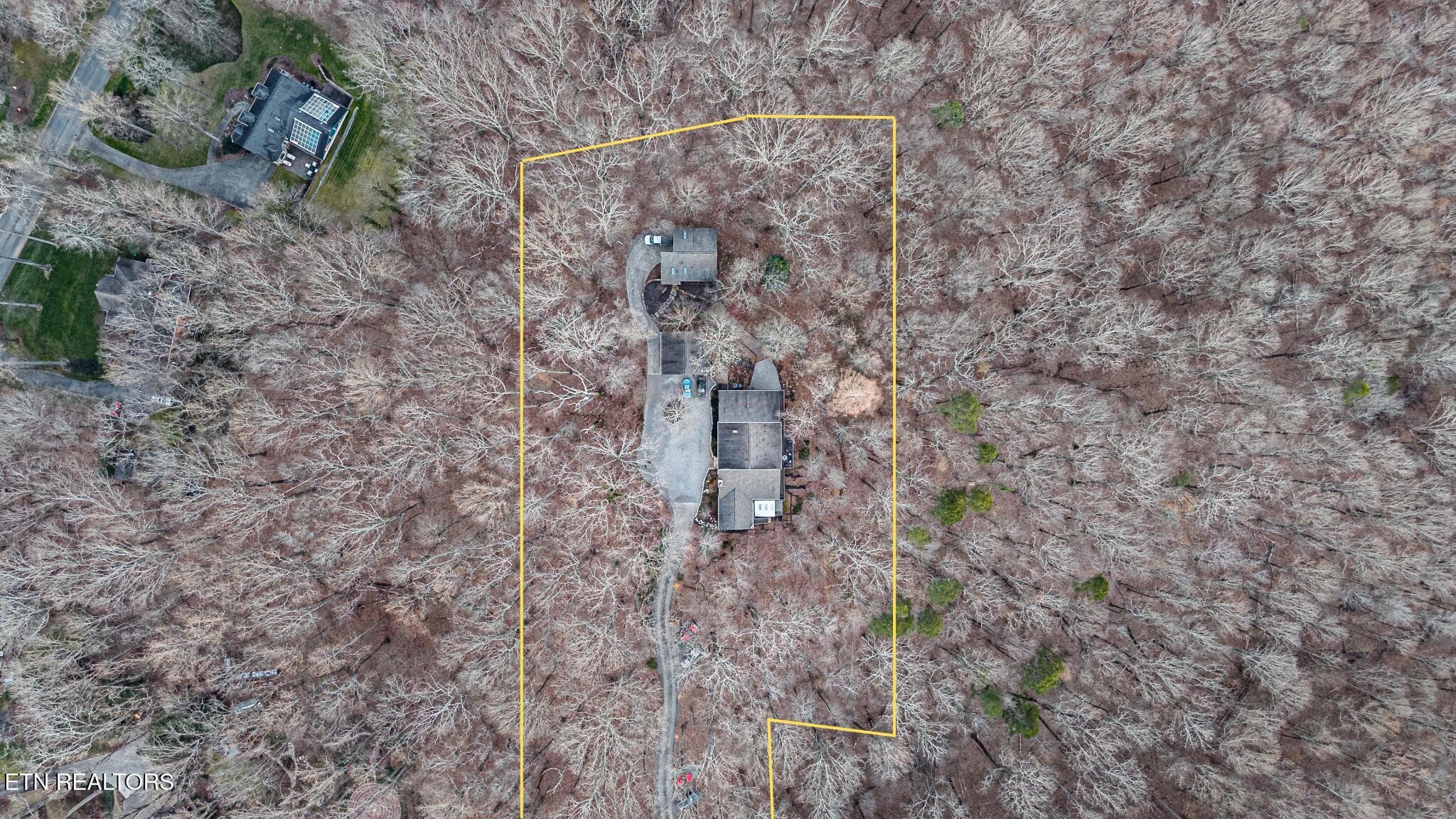 Aerial- Lot Outline - 11104 Poplar Ridge Rd, Knoxville, TN 37932, Knoxville
