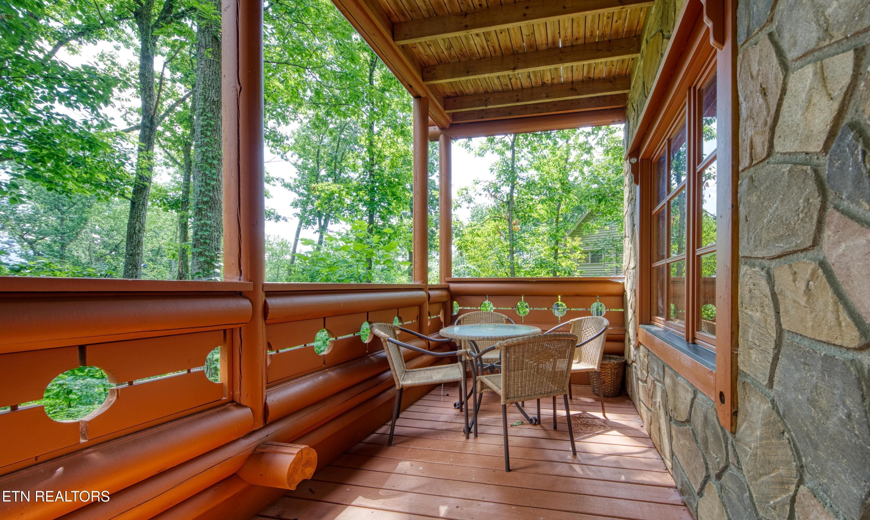 Covered Deck-lower level - 917 Pine Cone Way, Gatlinburg, TN 37738, Gatlinburg