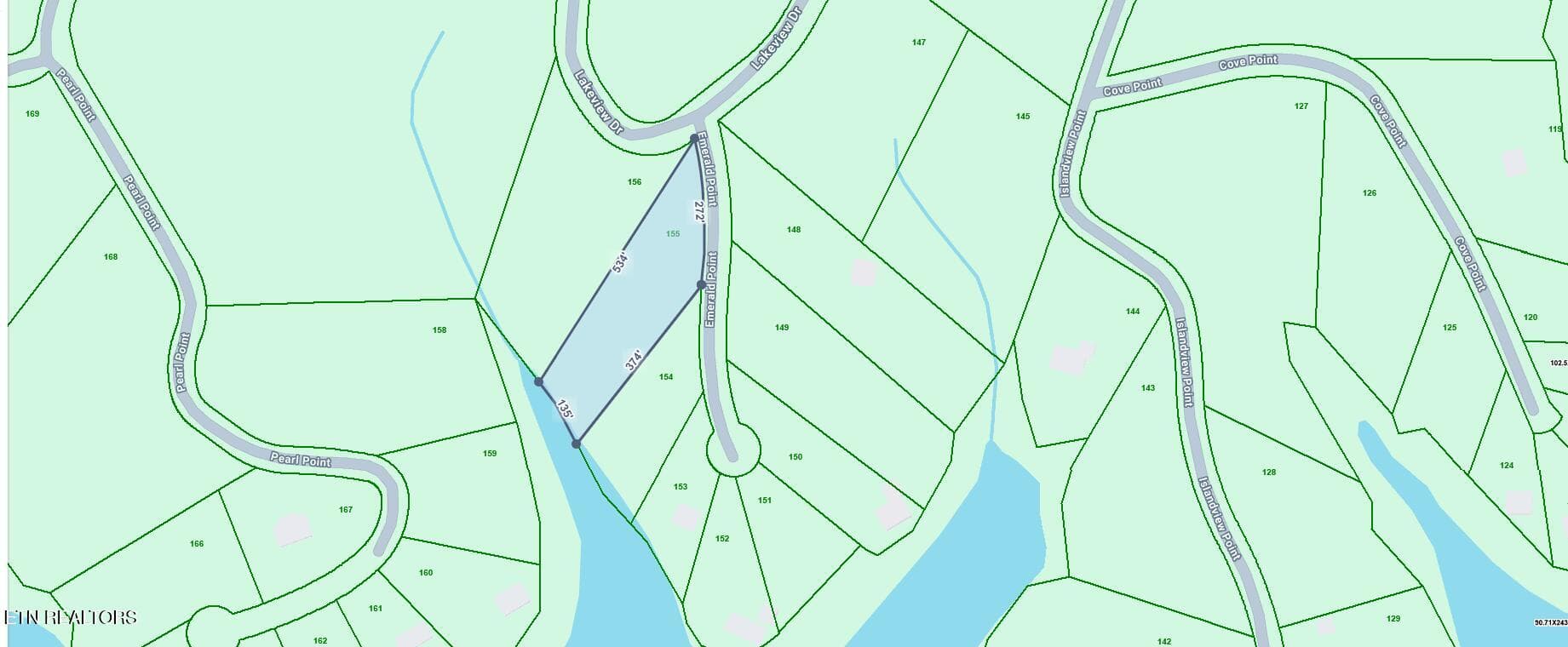 Map View - Emerald Pt, Sharps Chapel, TN 37866