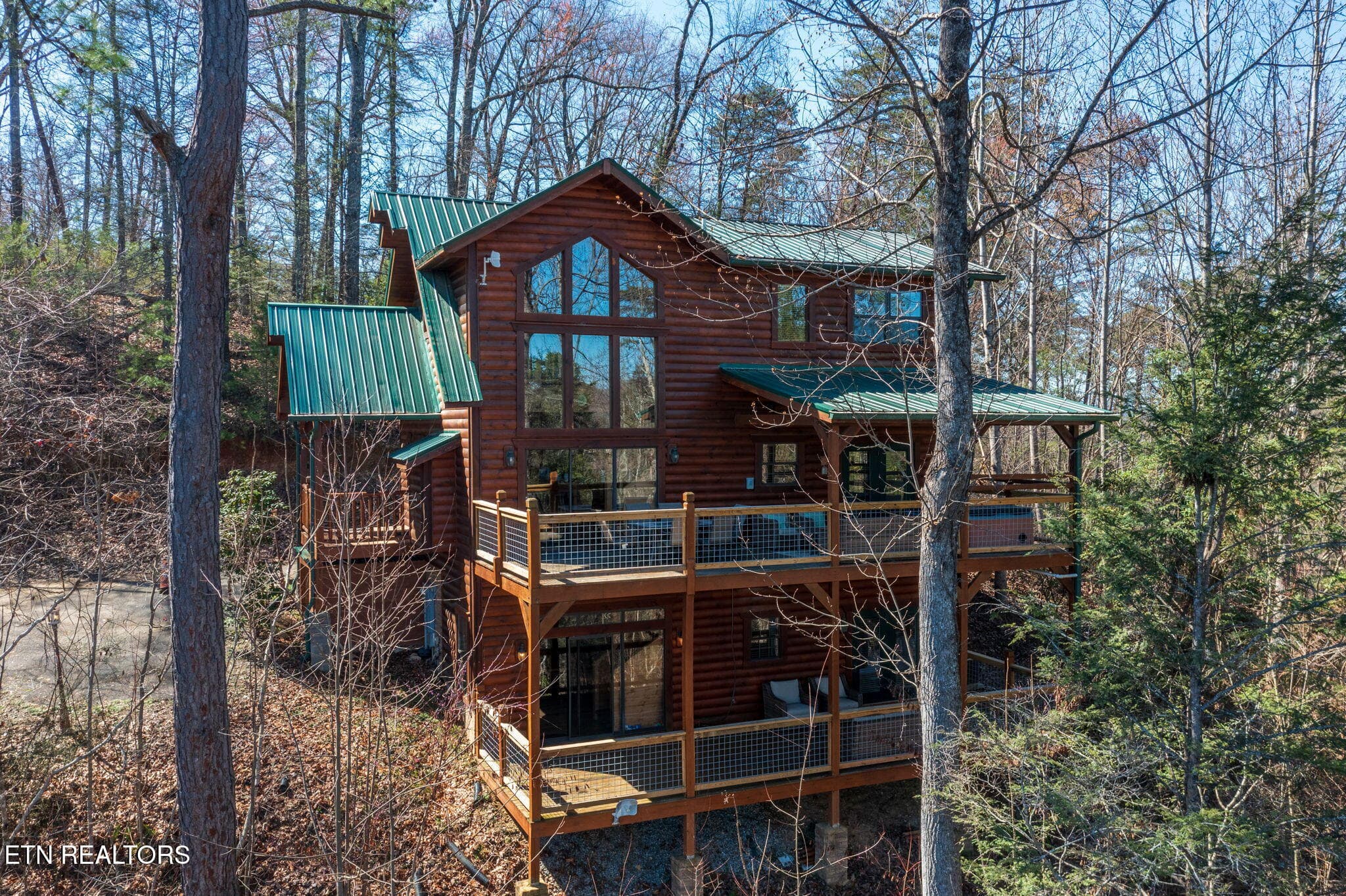 homesandvideos aerials-14491 - 1226 Serenity Lane, Sevierville, TN 37876