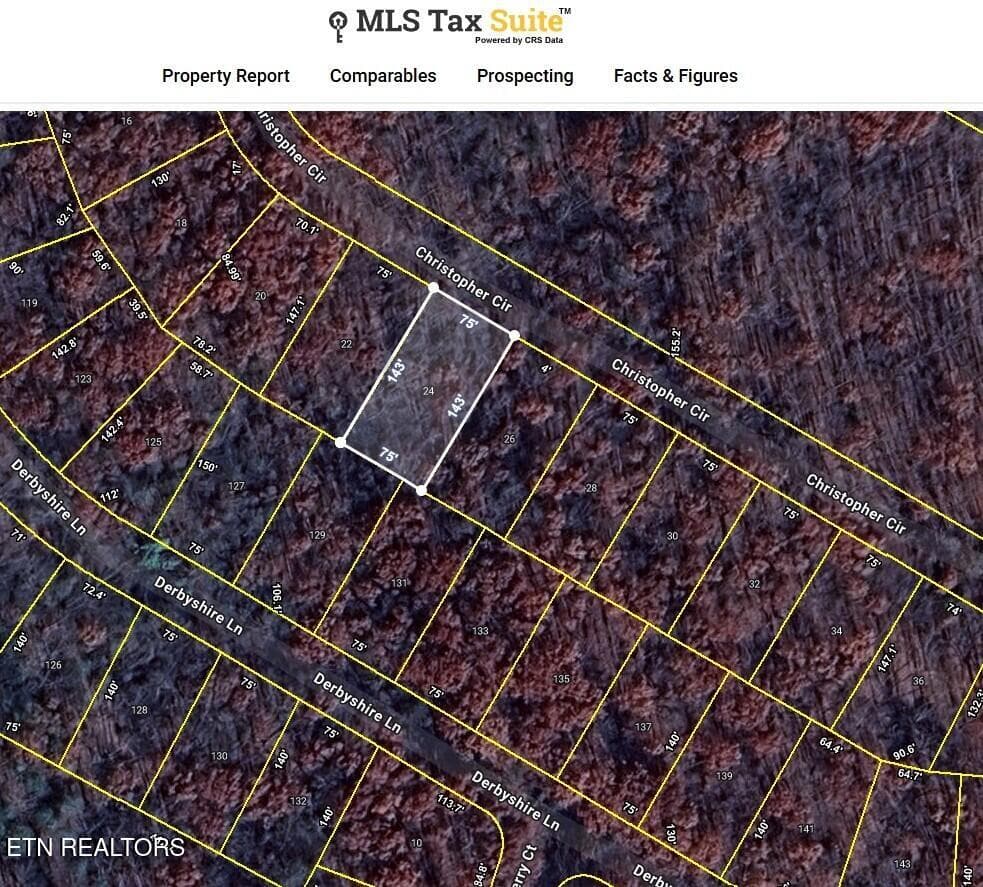 Aerial Map - 24 Christopher Circle, Fairfield Glade, TN 38558
