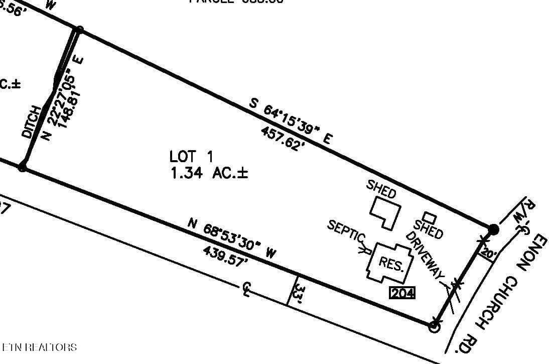 Survey - 204 Enon Church Rd, Jonesborough, TN 37659, Jonesborough