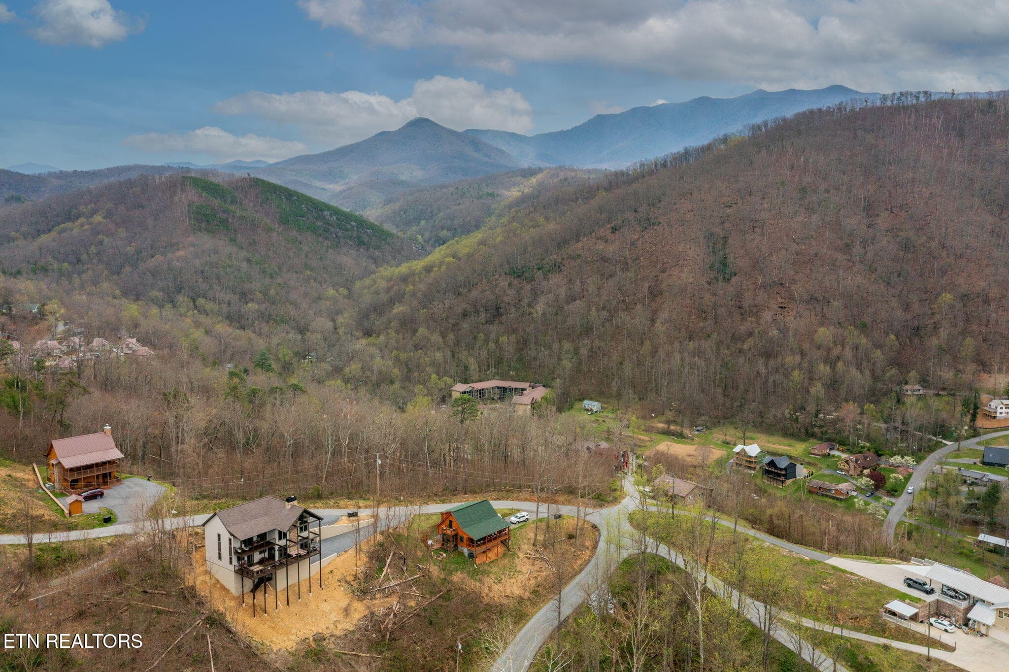 homesandvideos aerials-14753 copy - 309 Tower Rd, Gatlinburg, TN 37738, Gatlinburg