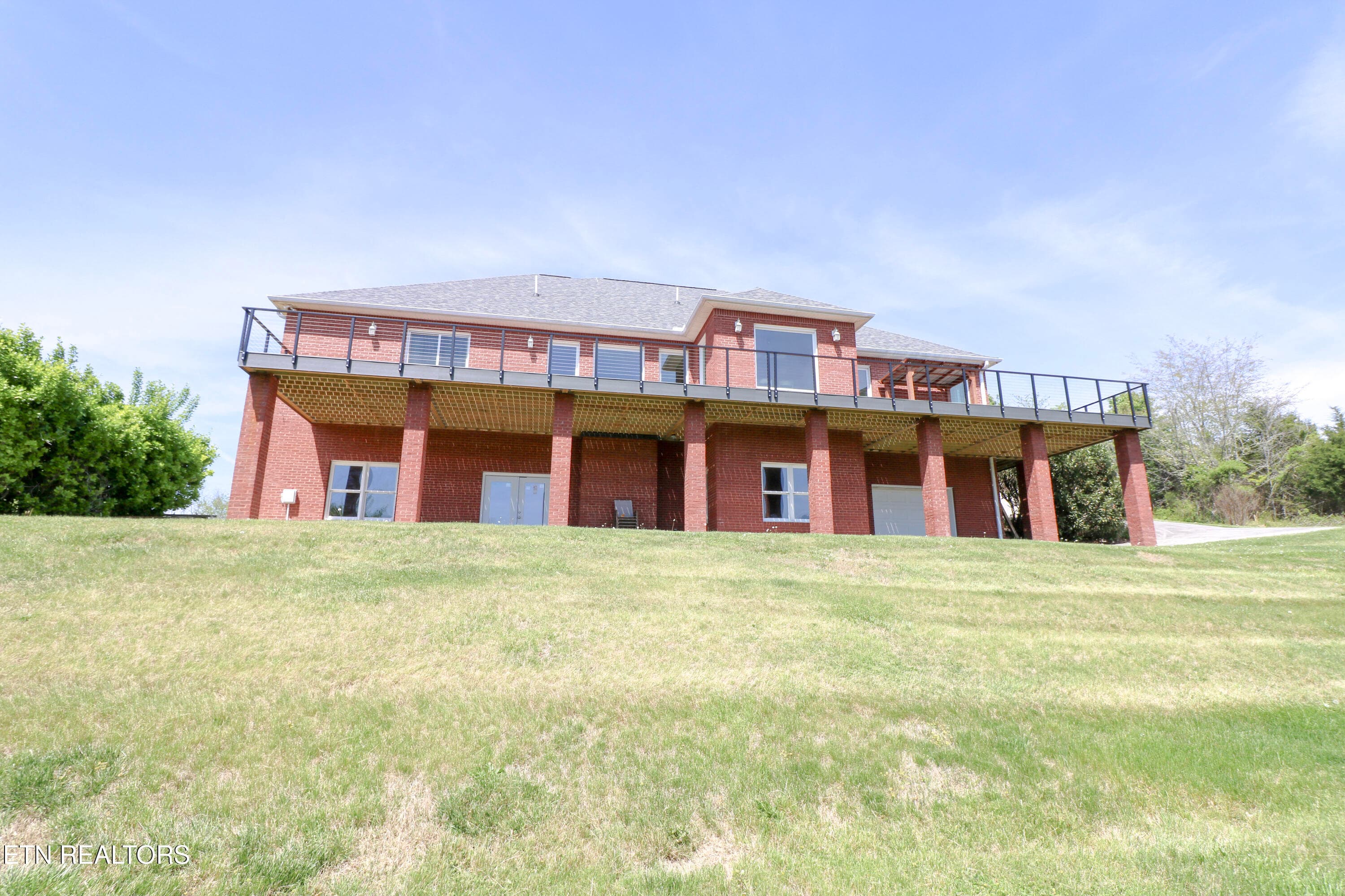 Back of Home - 123 Double Tee Court, Tazewell, TN 37879