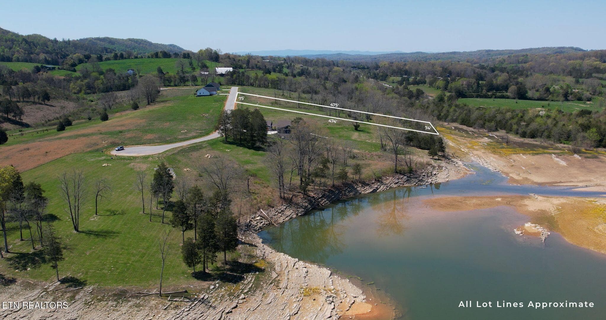 Winter Water Level - Lot 4 Waterfront Knoll Rd, Sharps Chapel, TN 37866, Sharps Chapel