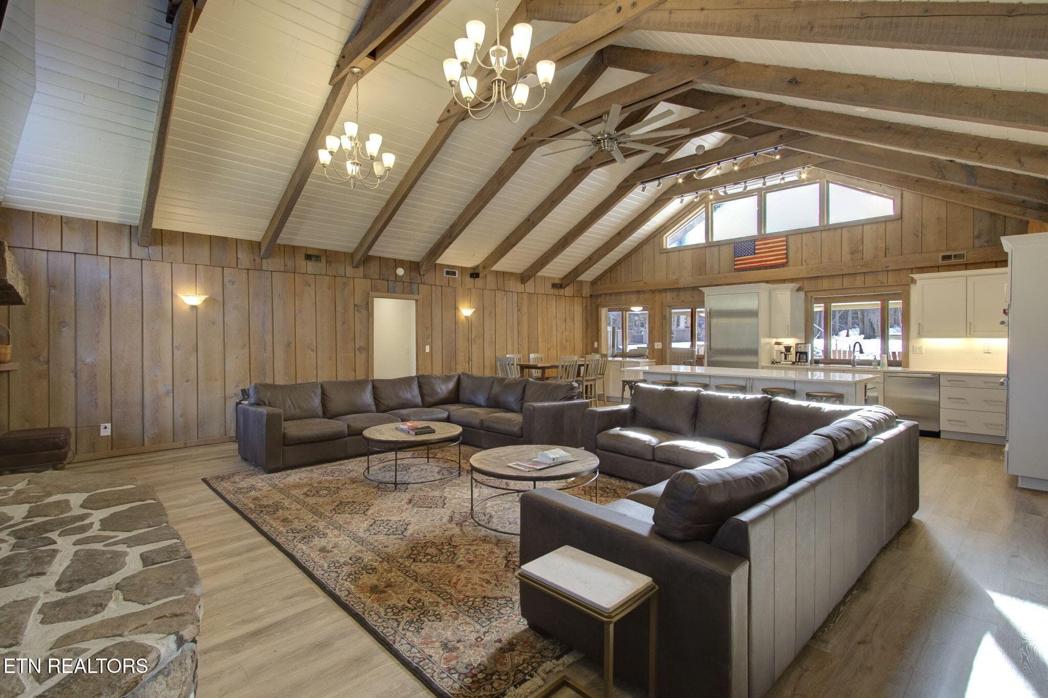 Great Room from Font door - 2050 E Millers Cove Rd, Walland, TN 37886
