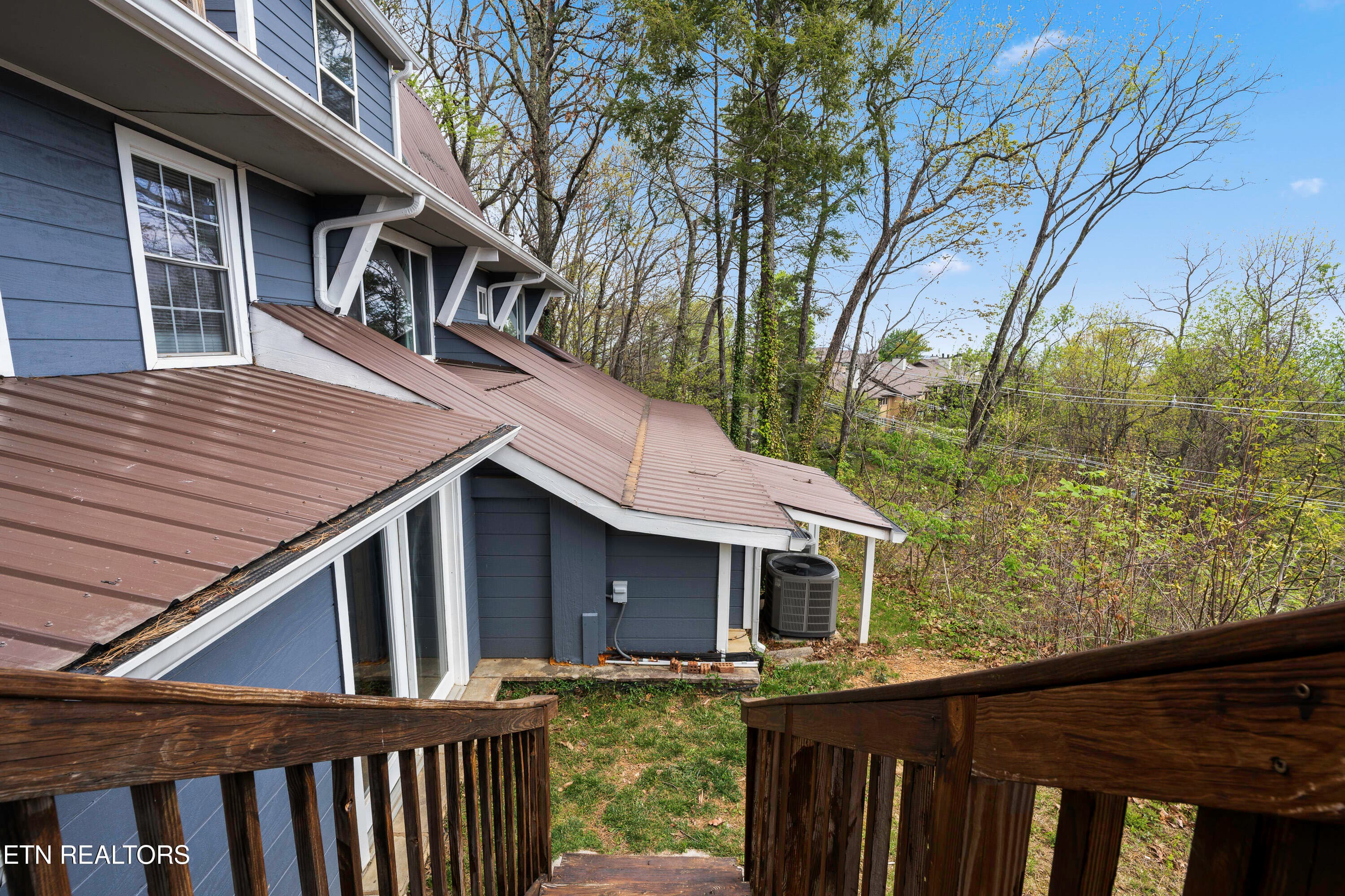Stair to back yard area - 1066 Ski View Drive, Gatlinburg, TN 37738, Gatlinburg