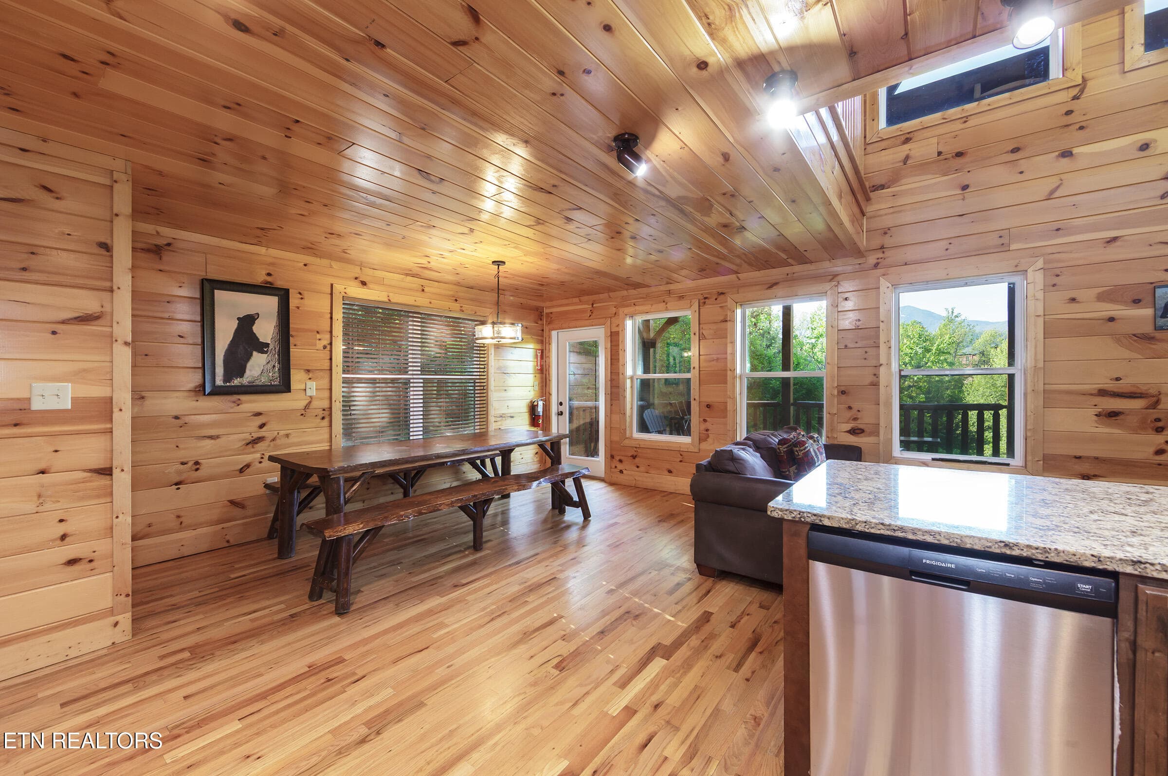 dining and kitchen - 714 Mountain Stream Way, Gatlinburg, TN 37738, Gatlinburg