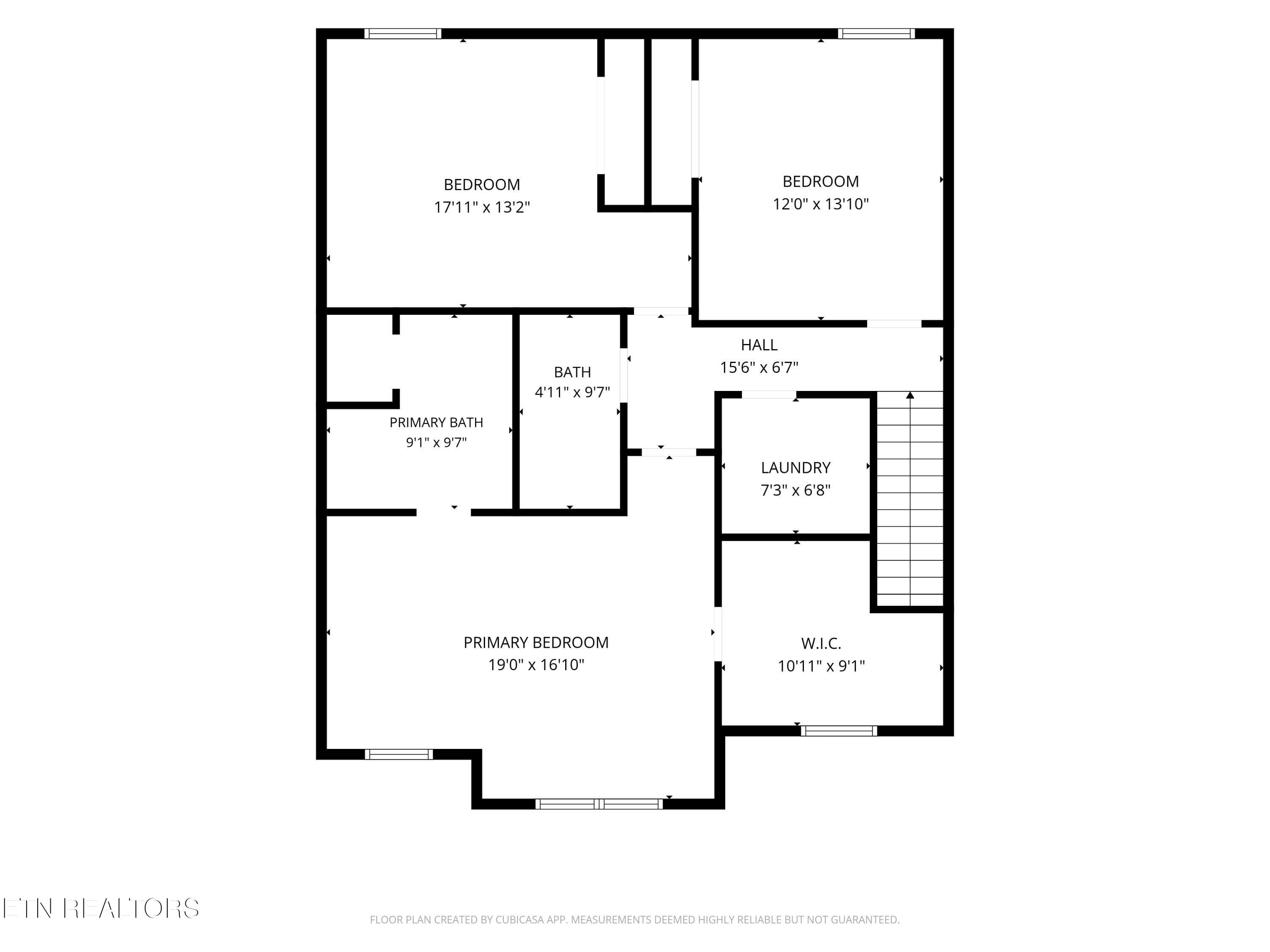 2nd_floor (with dimensions) - 245 Royal Oaks Drive, Maryville, TN 37801, Maryville