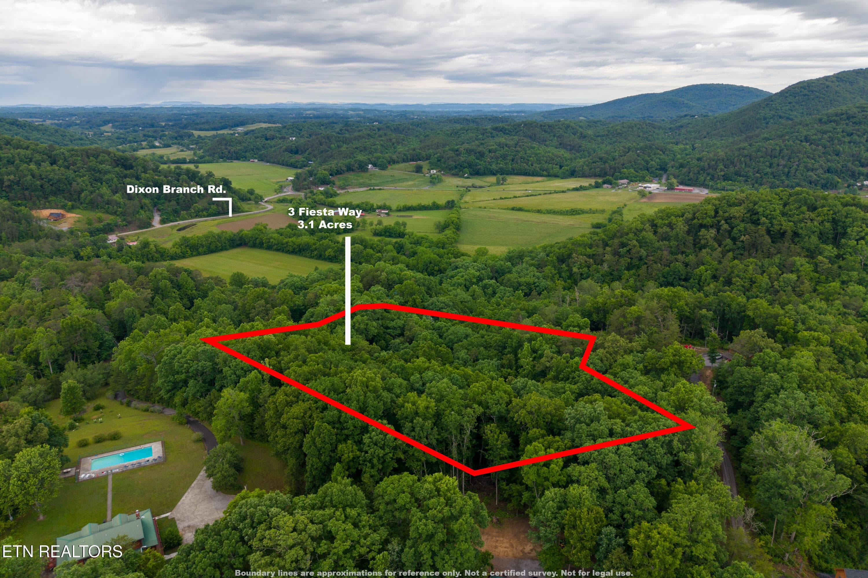 3Fiesta_Boundary1 - Lot 3 Fiesta Way, Sevierville, TN 37876