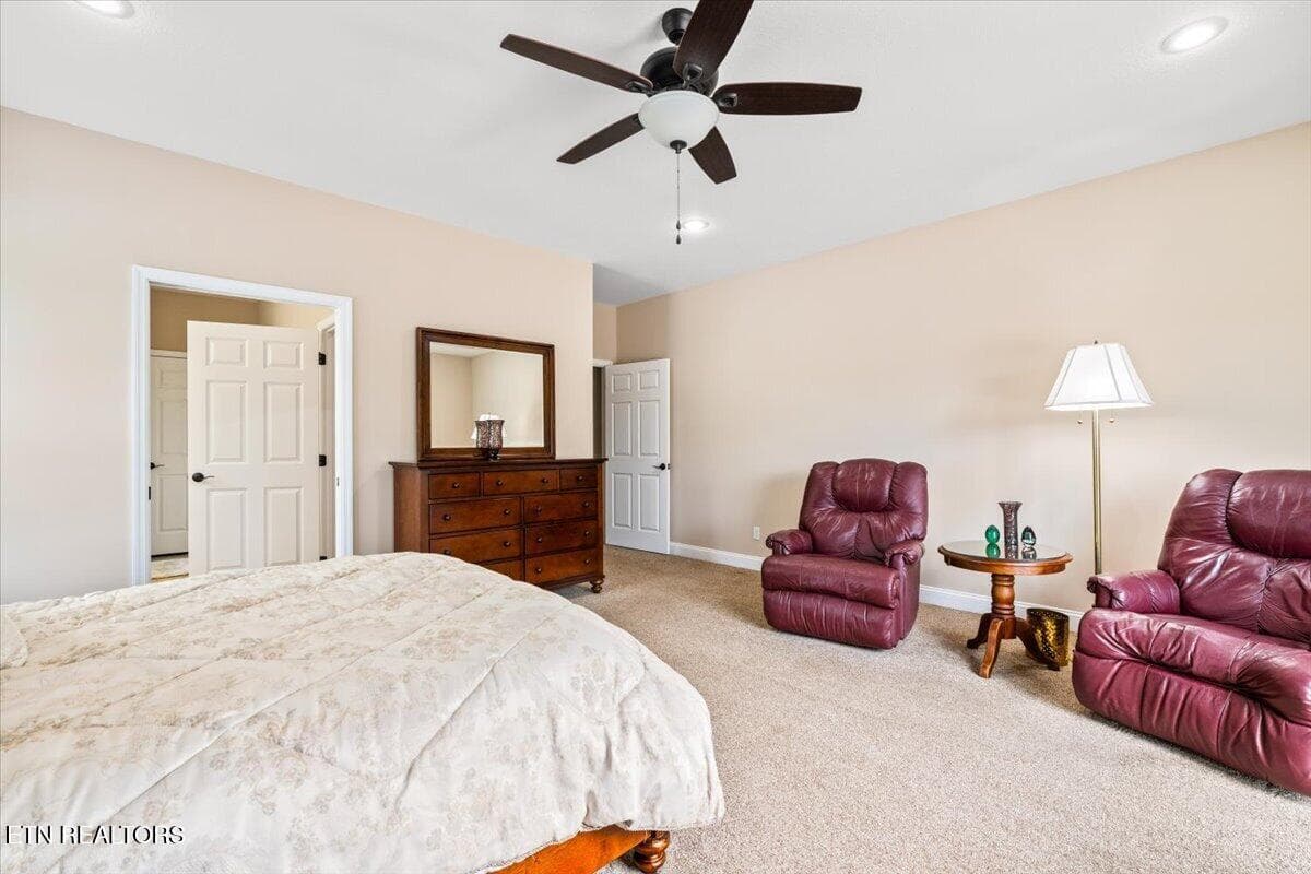 Main Bedroom Back Toward Door - 1380 E Norris Point Rd, LaFollette, TN 37766, LaFollette