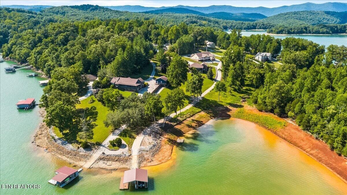Shot from lake from potential dock spot - 1380 E Norris Point Rd, LaFollette, TN 37766, LaFollette