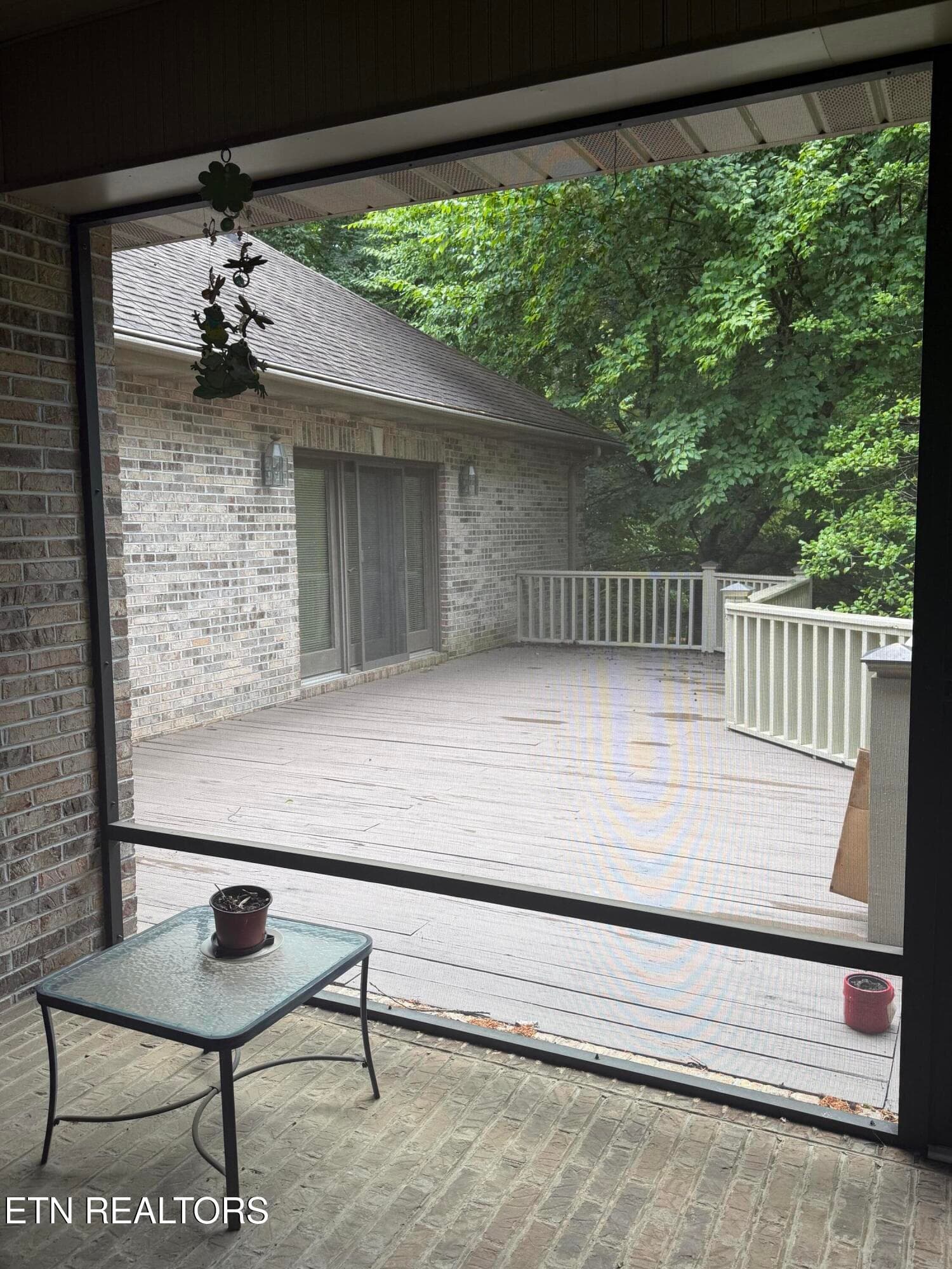 open deck in back - 1817 Peppertree Drive, Alcoa, TN 37701