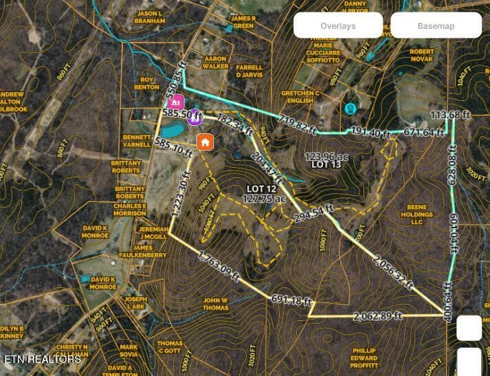 Land-id-map - 12760 N Nopone Valley Rd, Decatur, TN 37322, Decatur