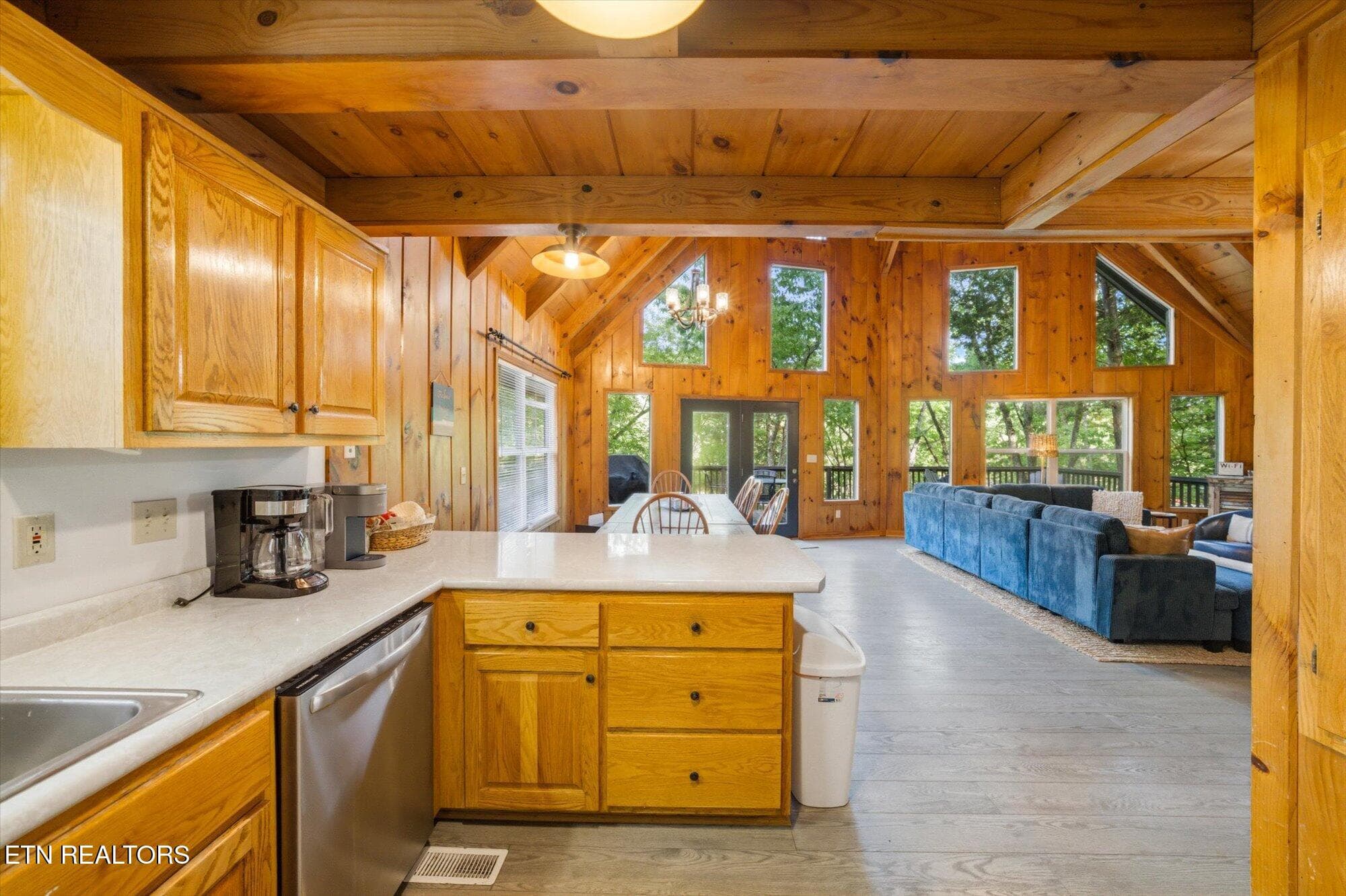 Kitchen opens to Great Room - 123 Flat Lake Circle, Speedwell, TN 37870, Speedwell