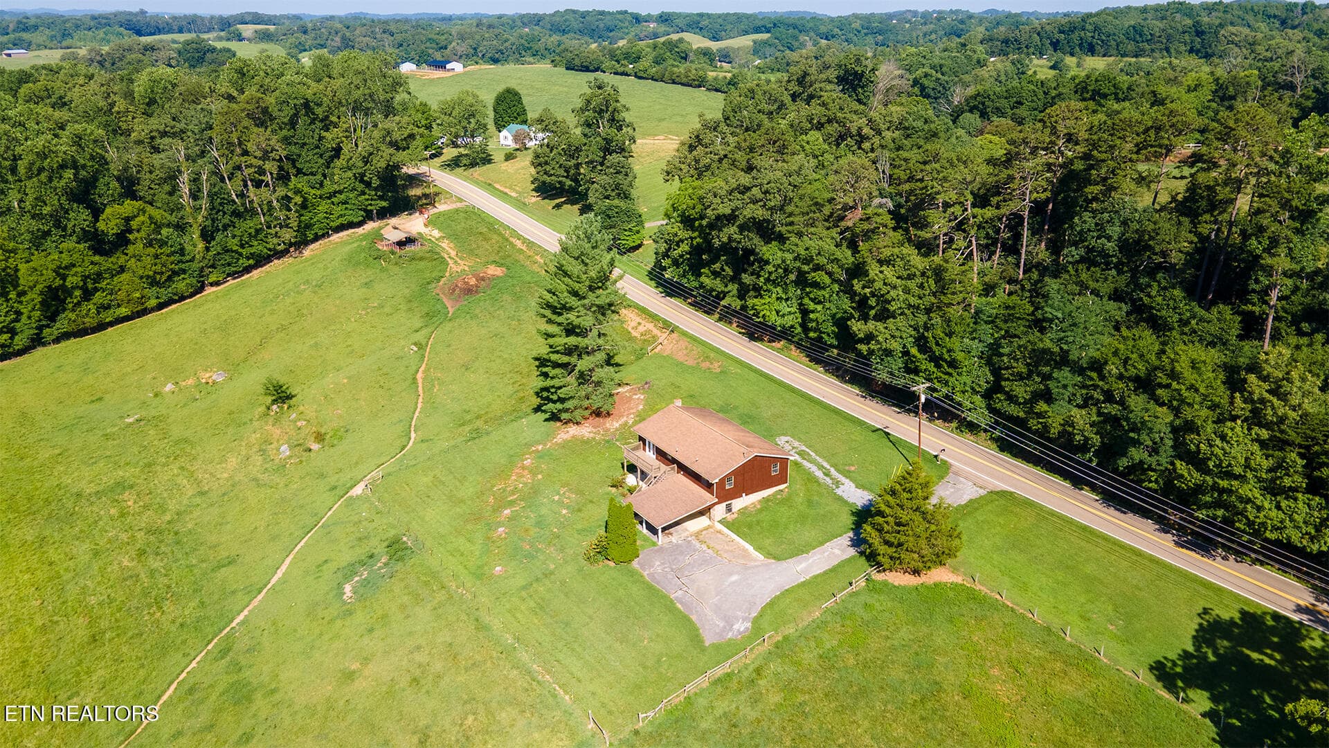 Rick Tipton_4635 Warrensburg Road_Aerial - 4635 Warrensburg Rd, Greeneville, TN 37743