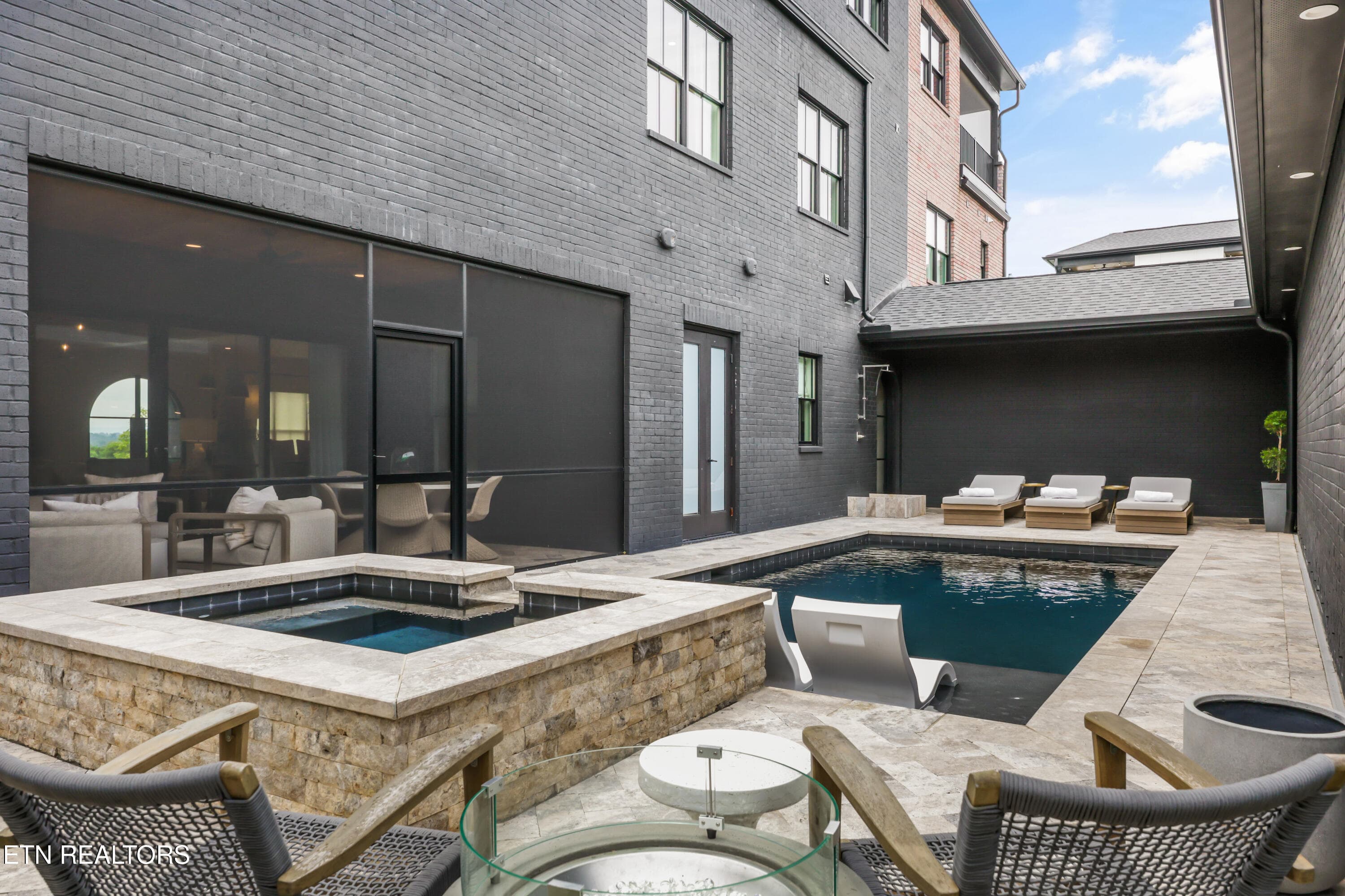 Pool + Hot Tub - 9437 Horizon Drive, Knoxville, TN 37922, Knoxville